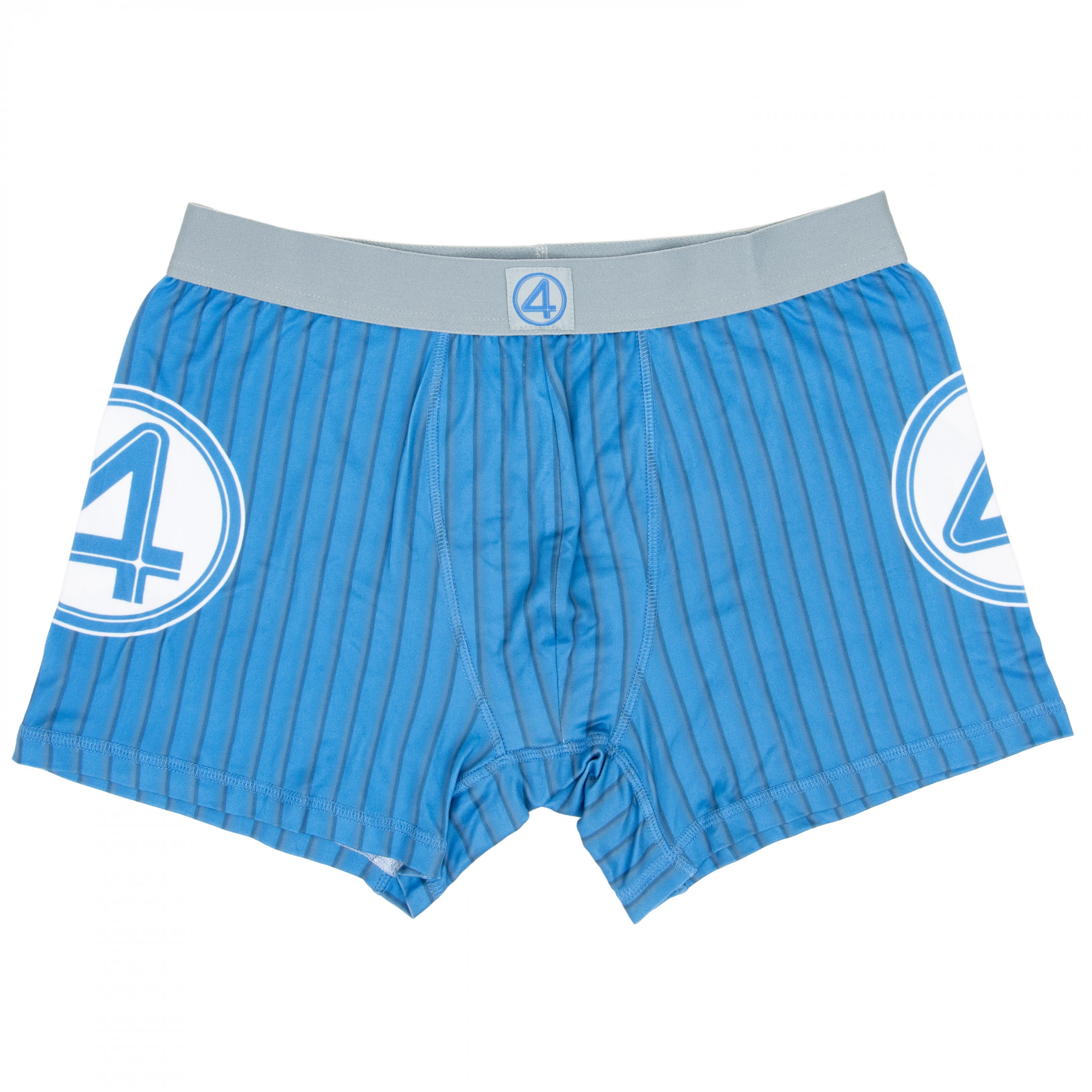 Fantastic 4 First Steps Cosplay Men's Underwear Boxer Briefs, Blue