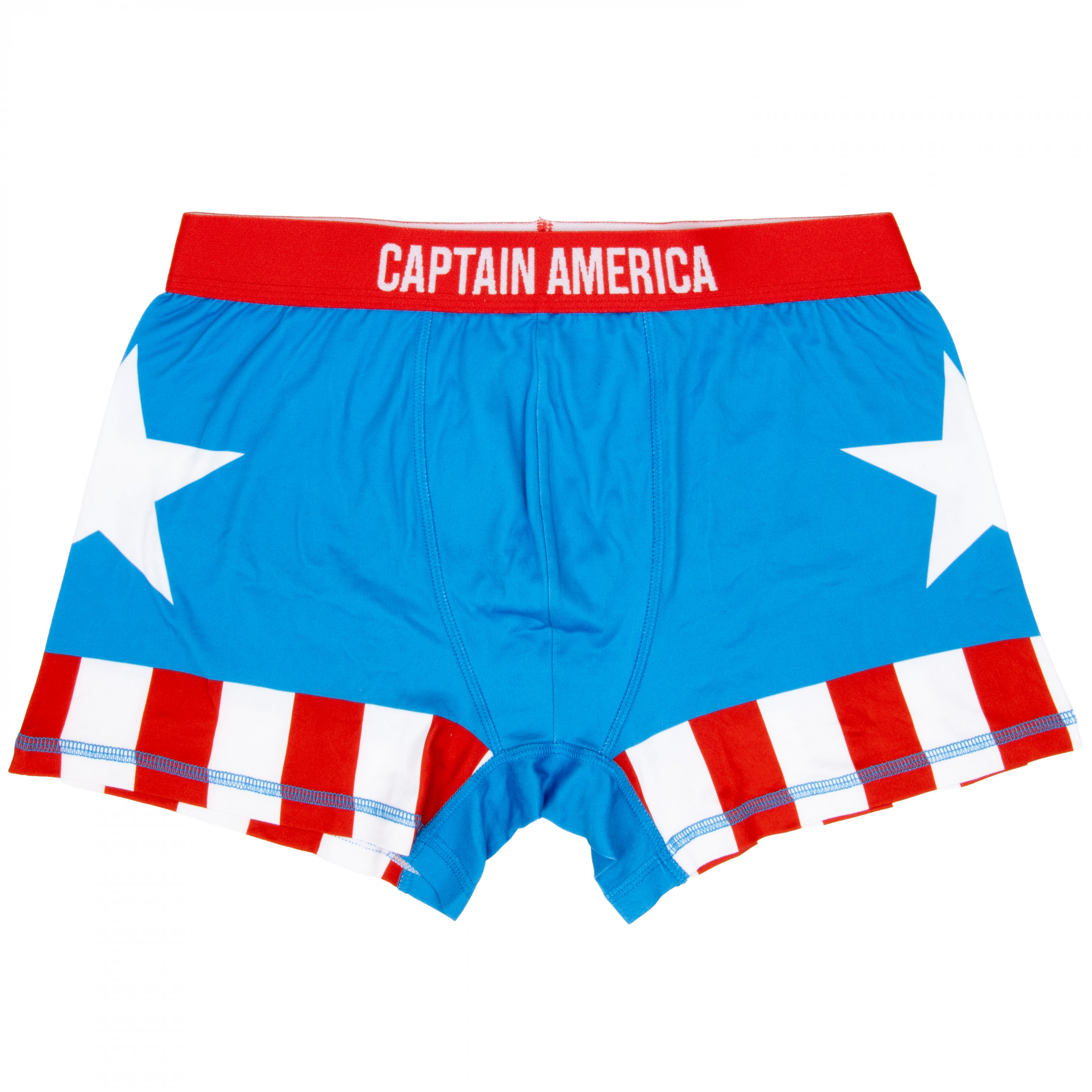 Captain America Cosplay Men's Underwear Boxer Briefs, Multi-Color