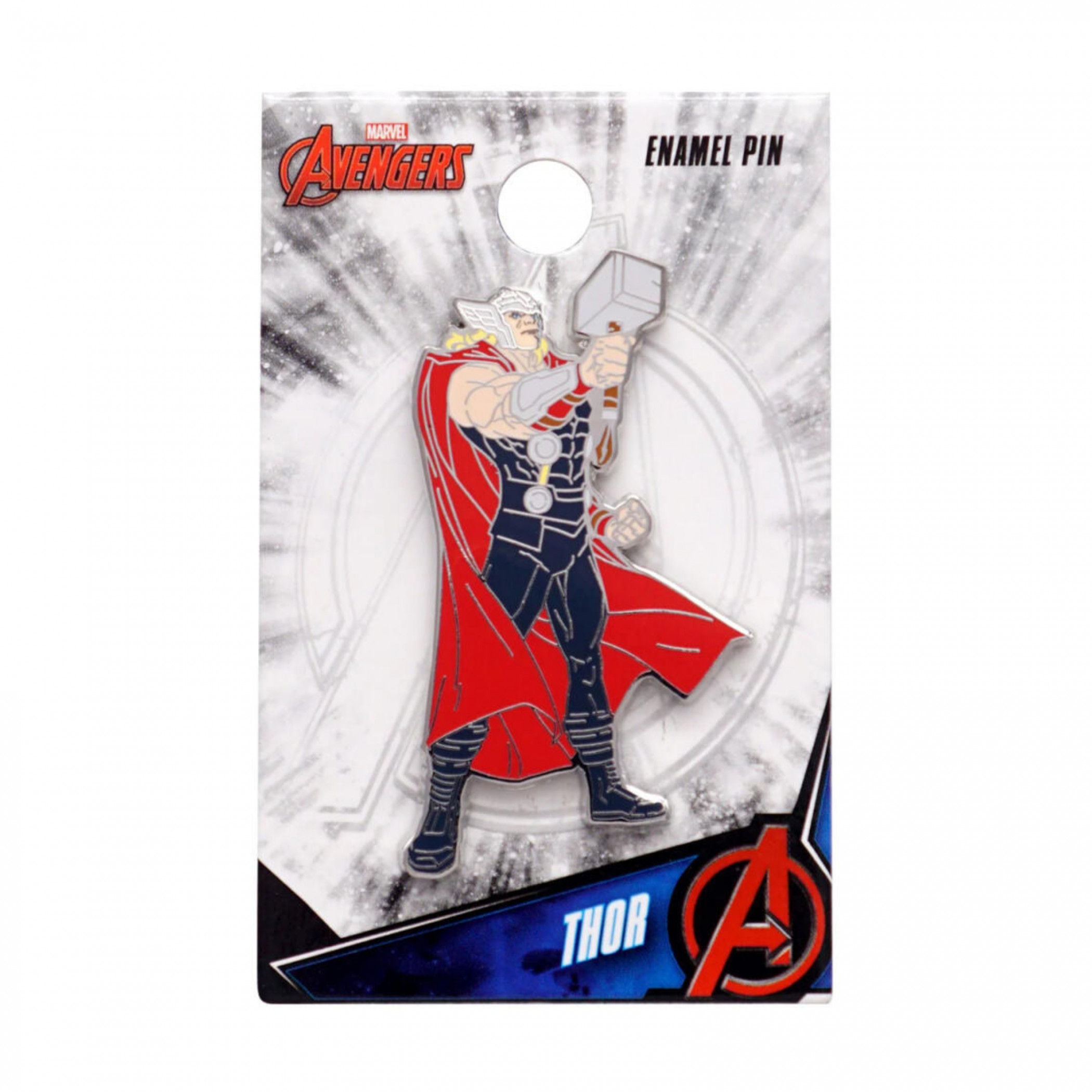 Thor Color Block Enamel Pin, Multi-Color