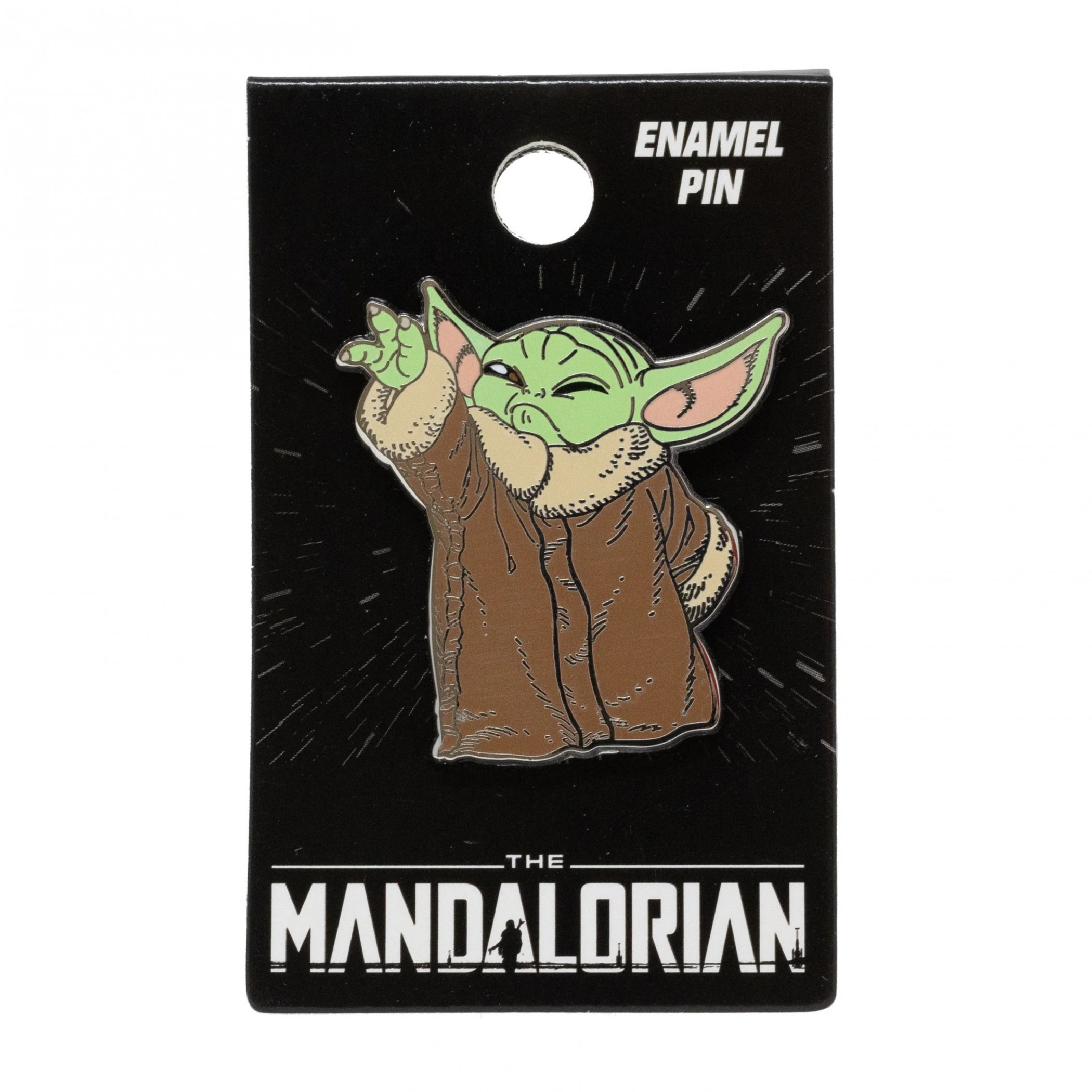 Star Wars the Mandalorian Grogu Color Block Enamel Pin, Multi-Color