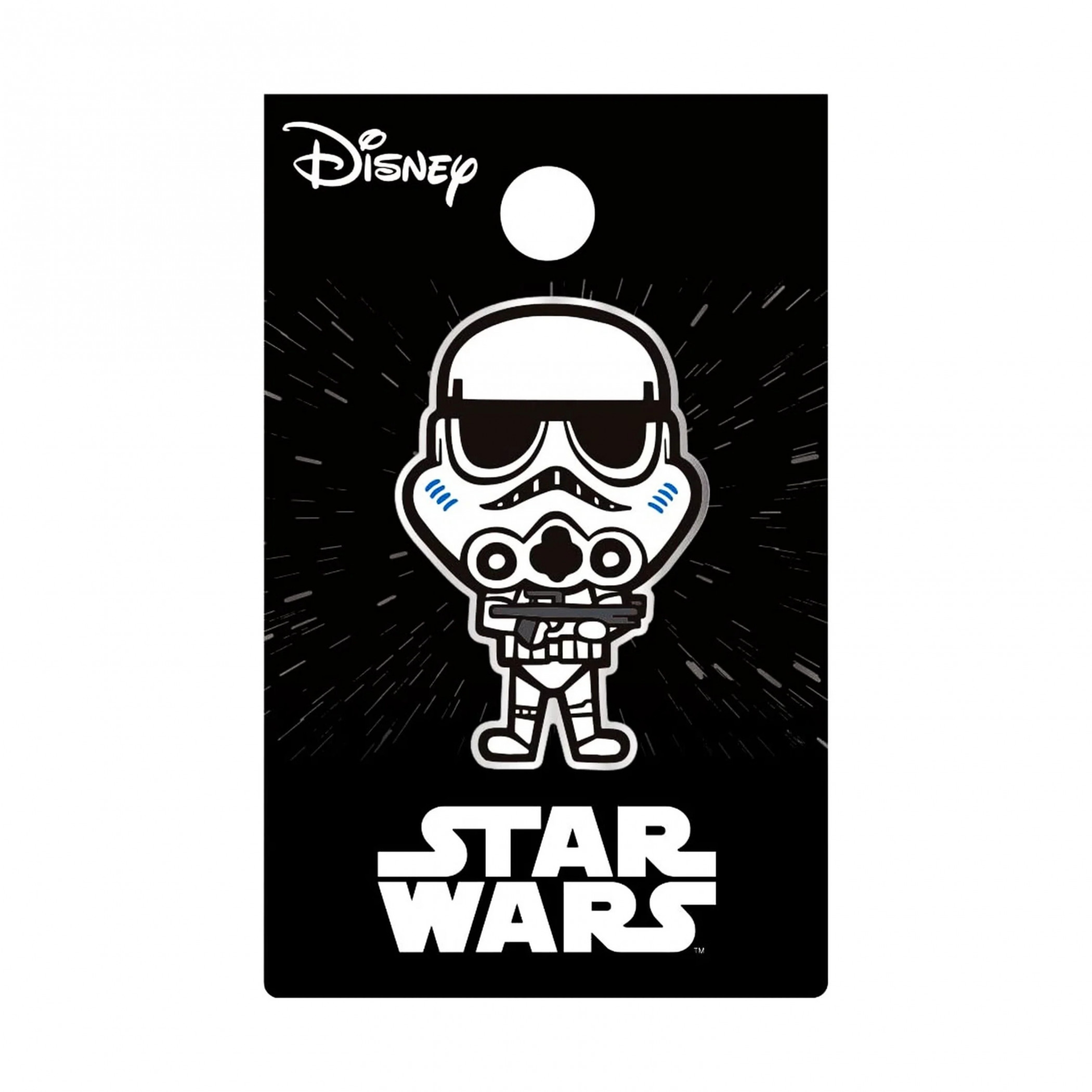 Star Wars Stormtrooper Chibi Enamel Pin, White