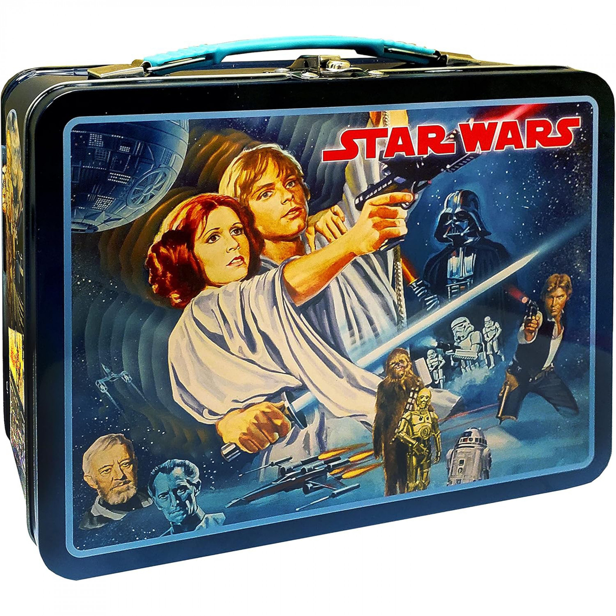 Star Wars Vintage XL Tin Lunchbox, Multi-Color