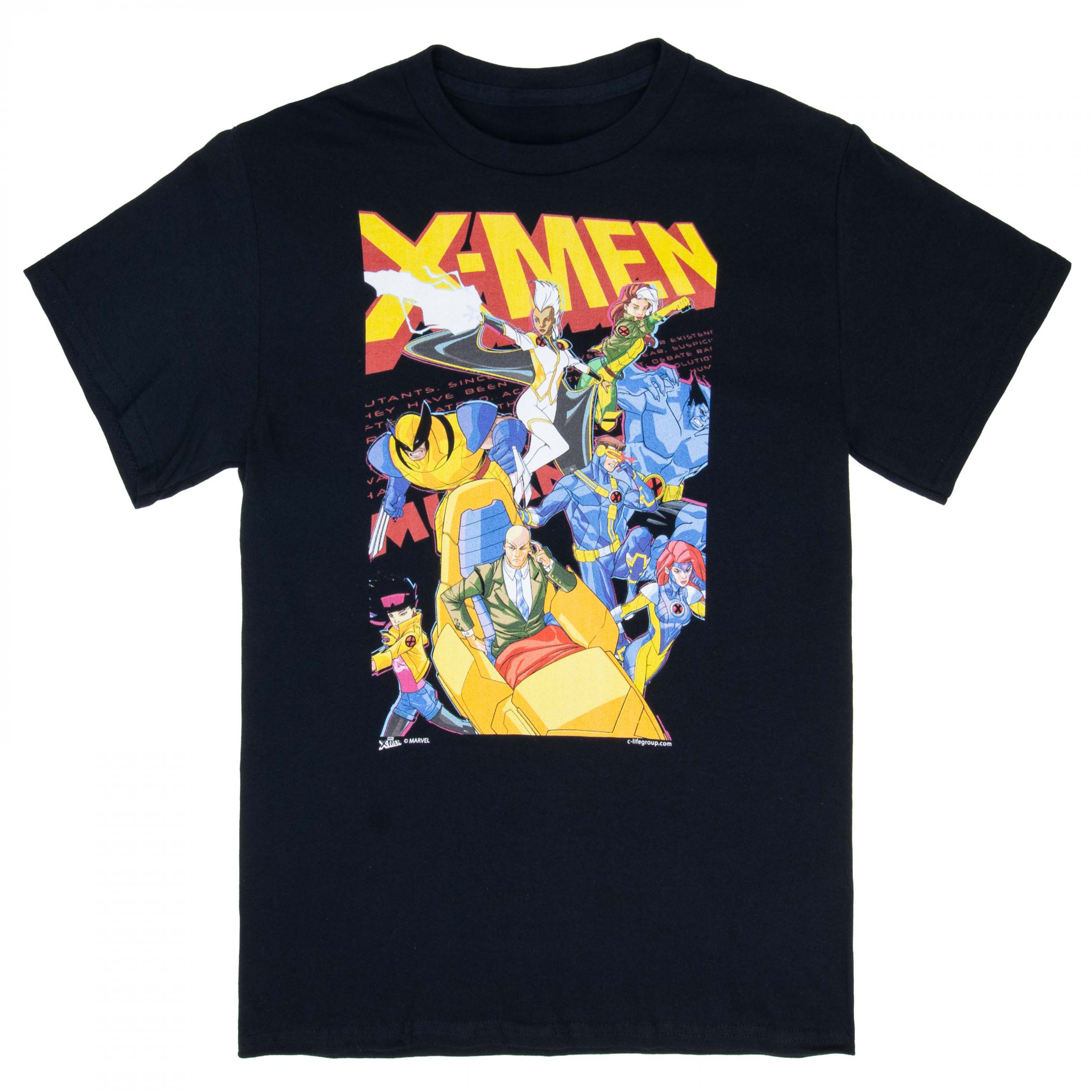 X-Men 97 Group Shot T-Shirt, Black