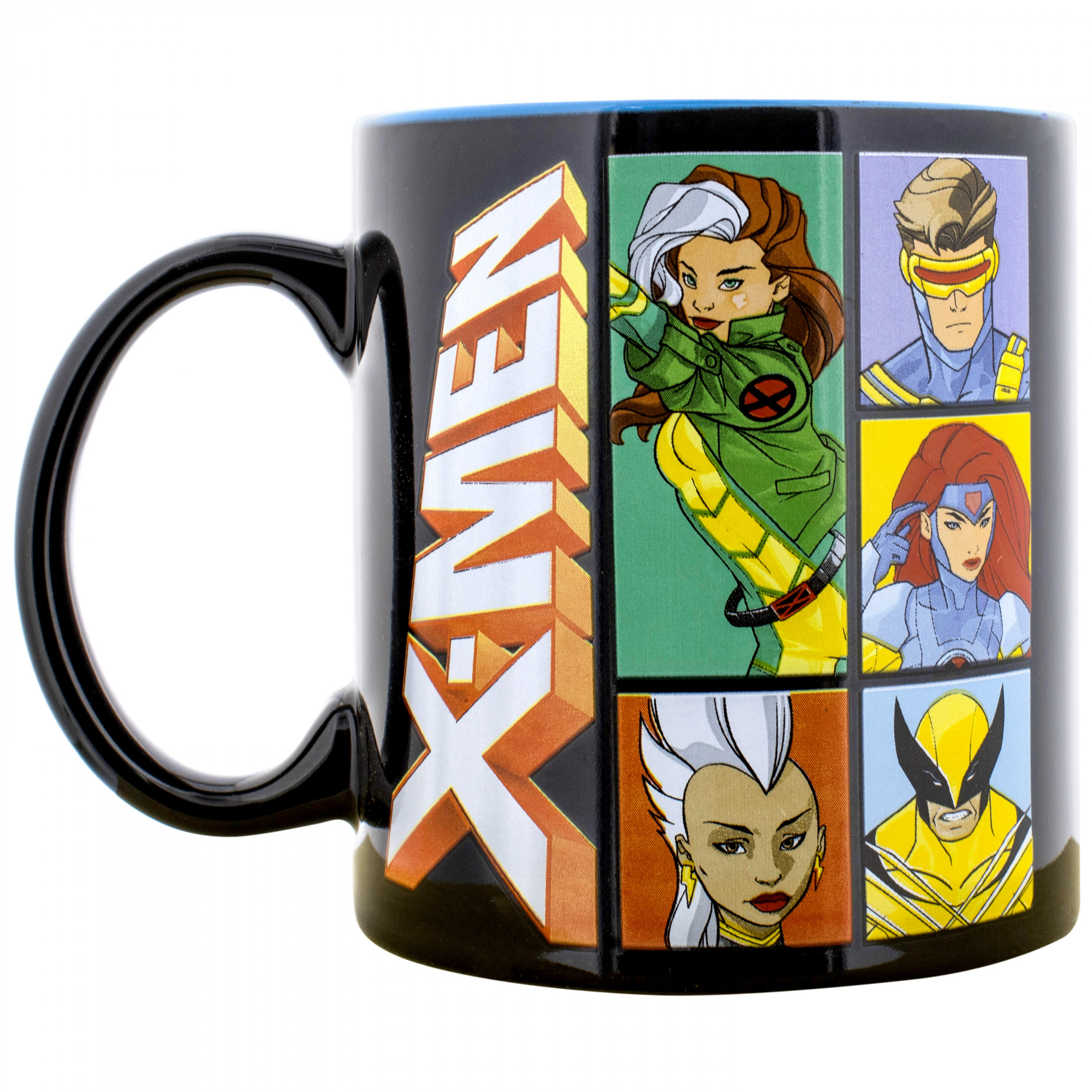 X-Men Character Profiles 20oz Ceramic Mug, Black