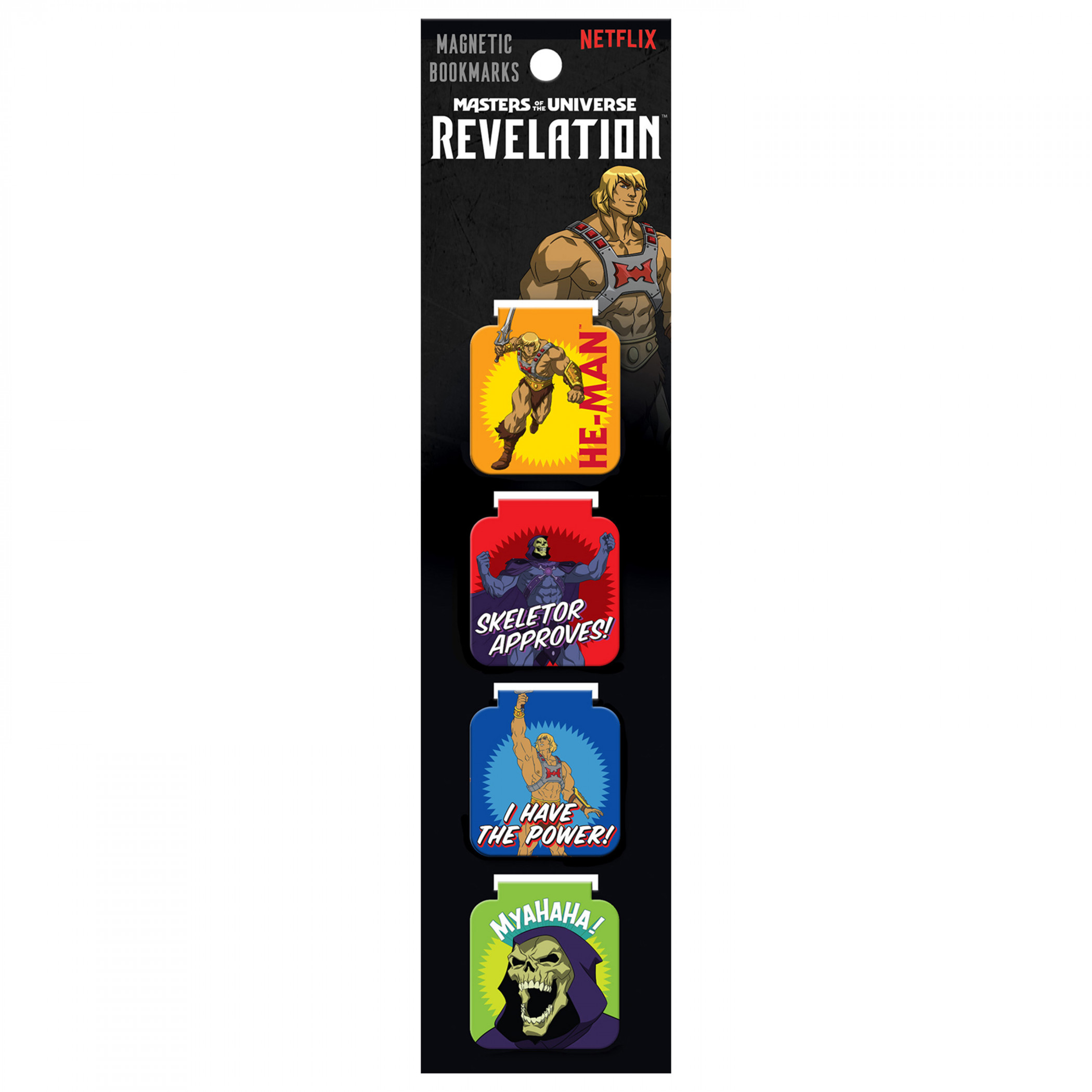 He-Man Masters of the Universe Magnetic Bookmark Set, Multi-Color