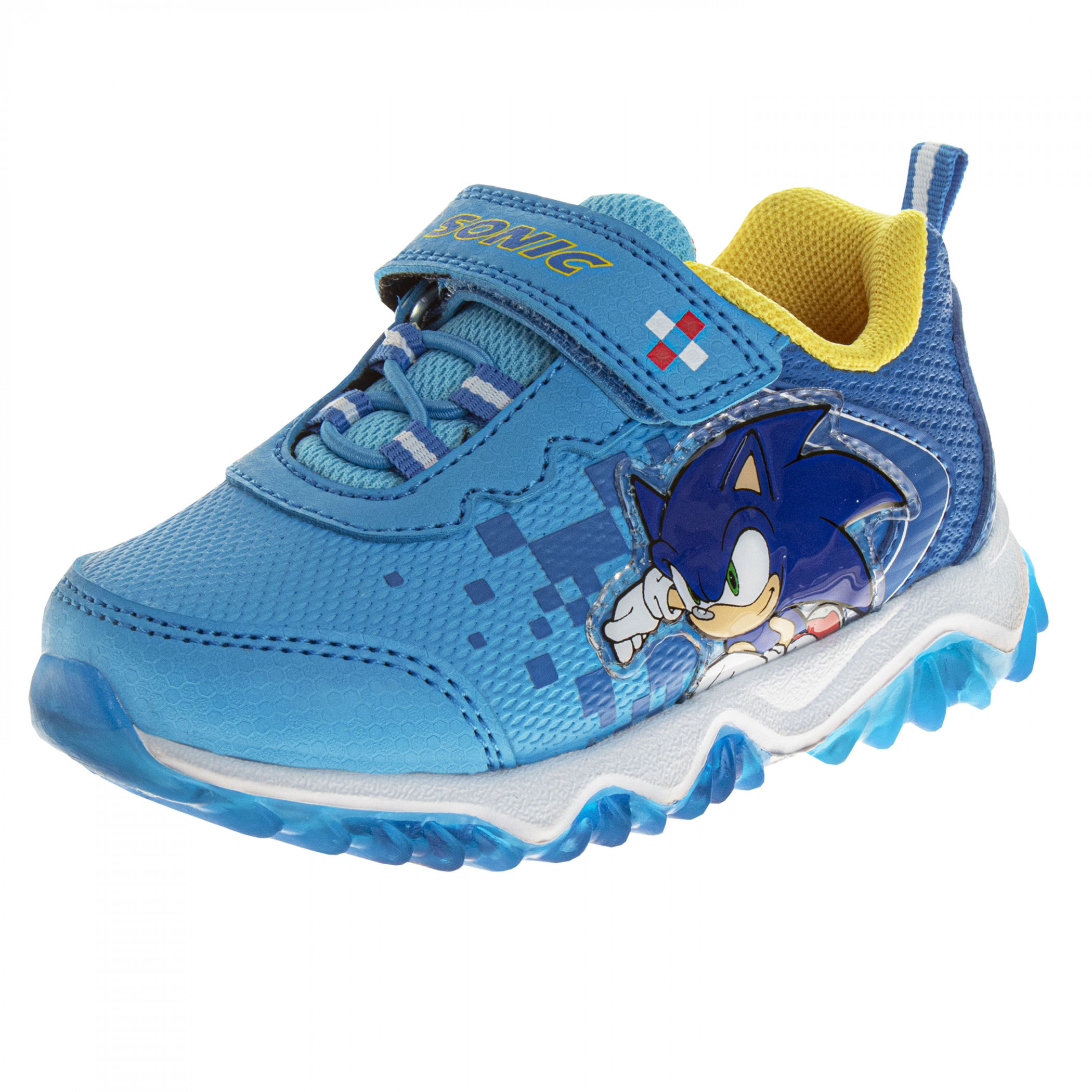 Sonic The Hedgehog Slip-on Laceless Kid's Sneakers, Blue