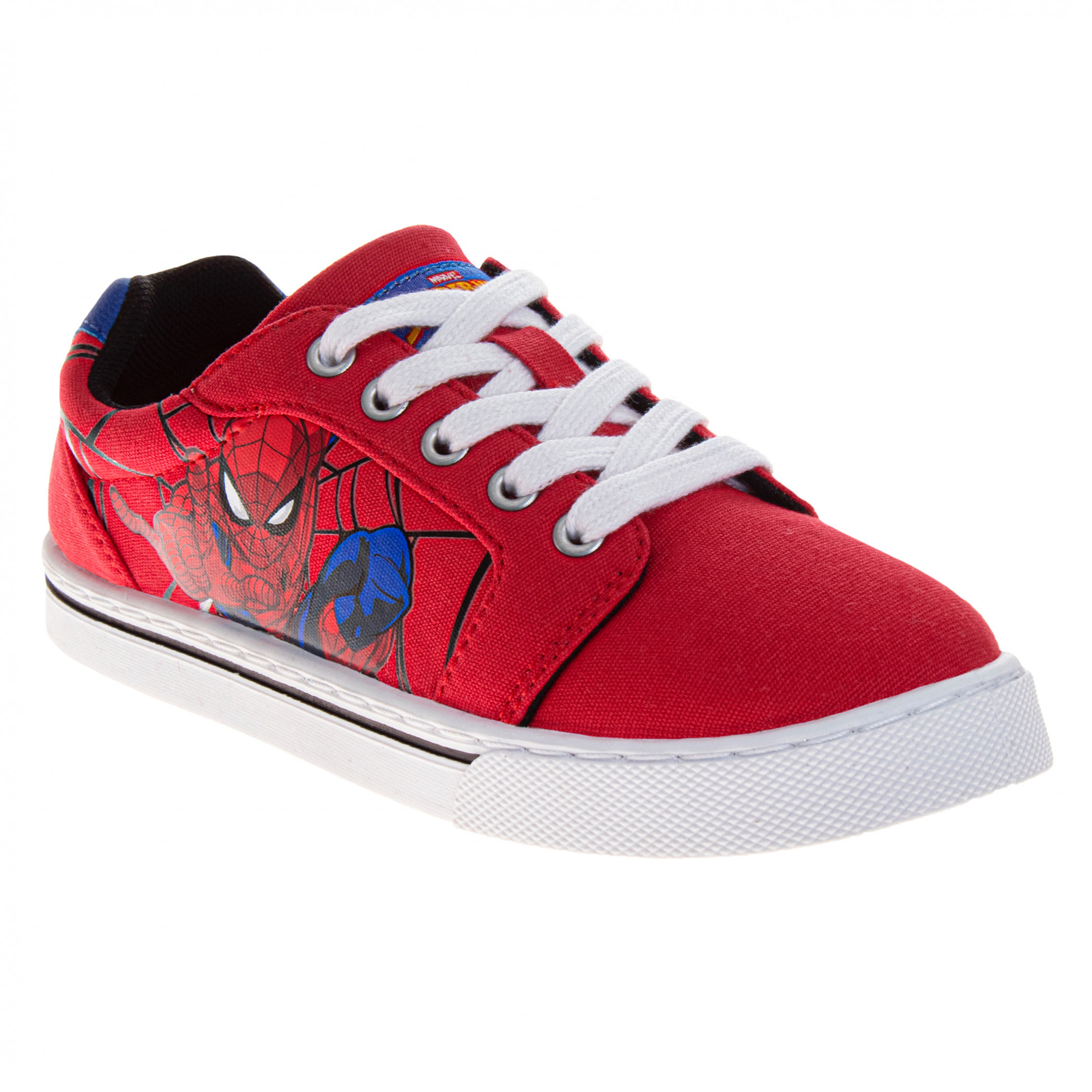Spider-Man Web Swinging Laced Kid's Sneakers, Red