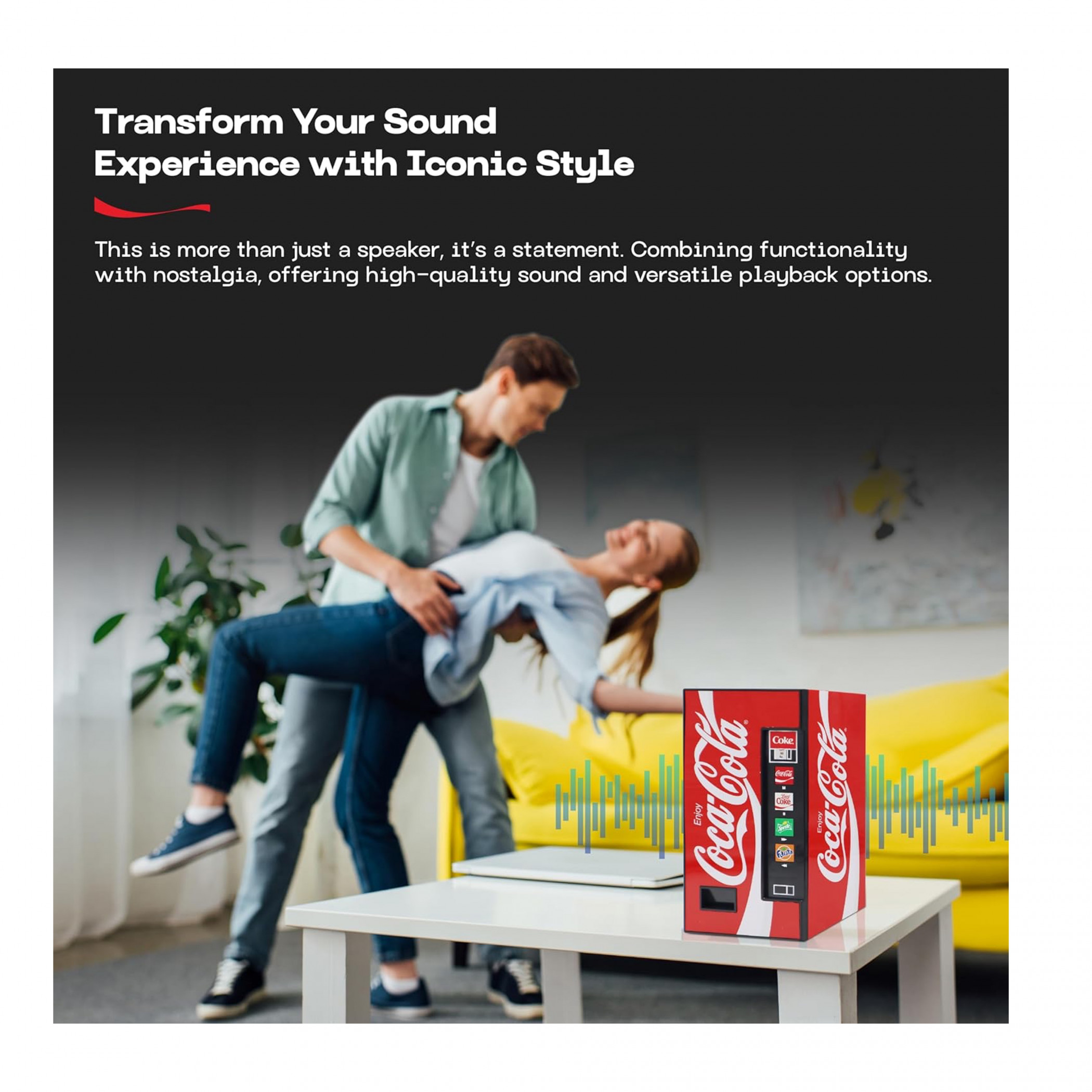 Coca-Cola Vending Machine Bluetooth Speaker