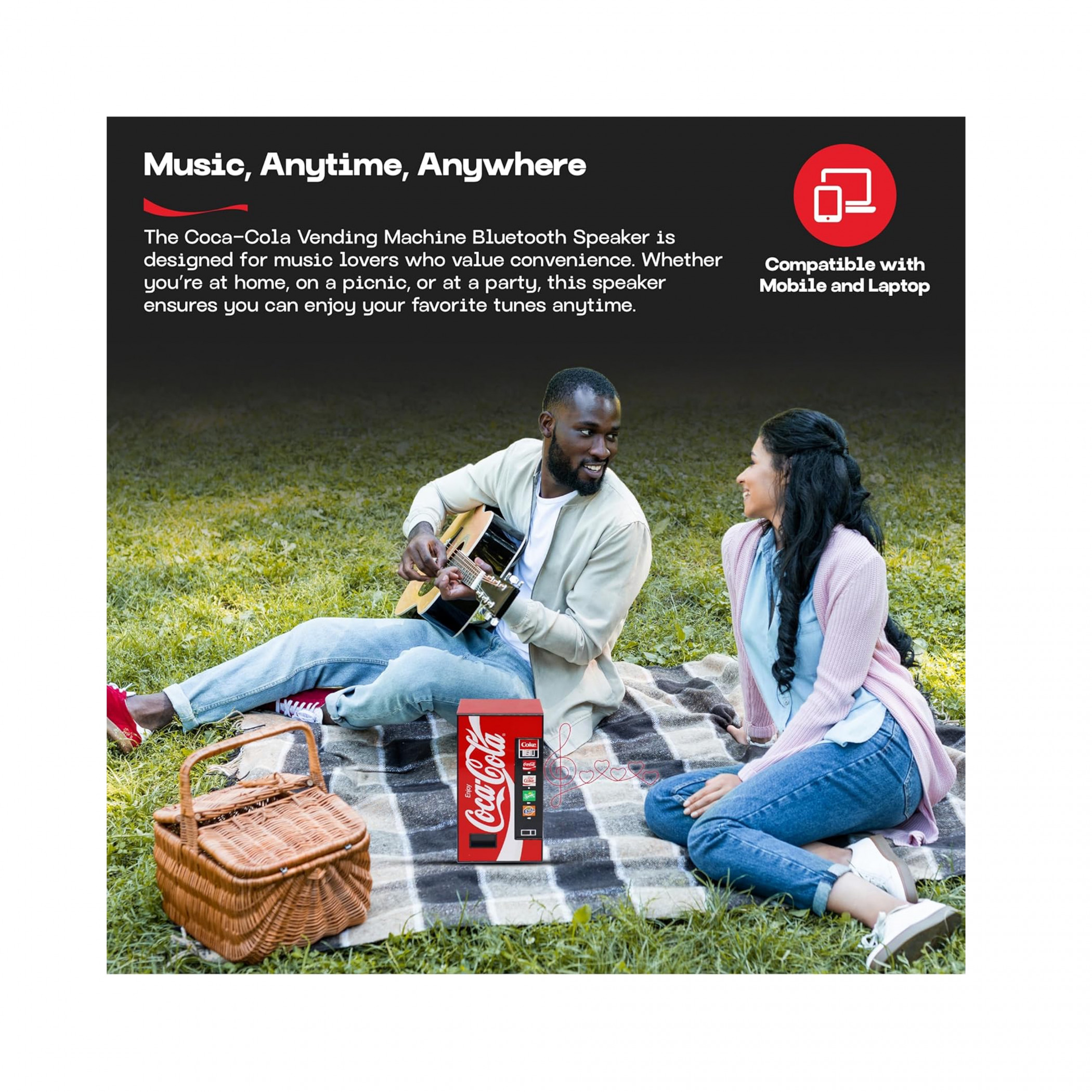 Coca-Cola Vending Machine Bluetooth Speaker