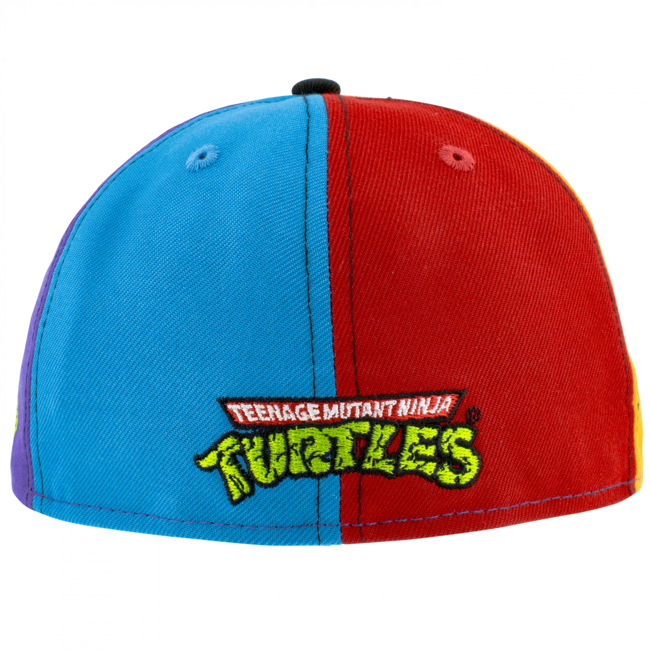 Teenage Mutant Ninja Turtles Quad Colors New Era 59Fifty Fitted Hat Multi-Color - Picture 11 of 60