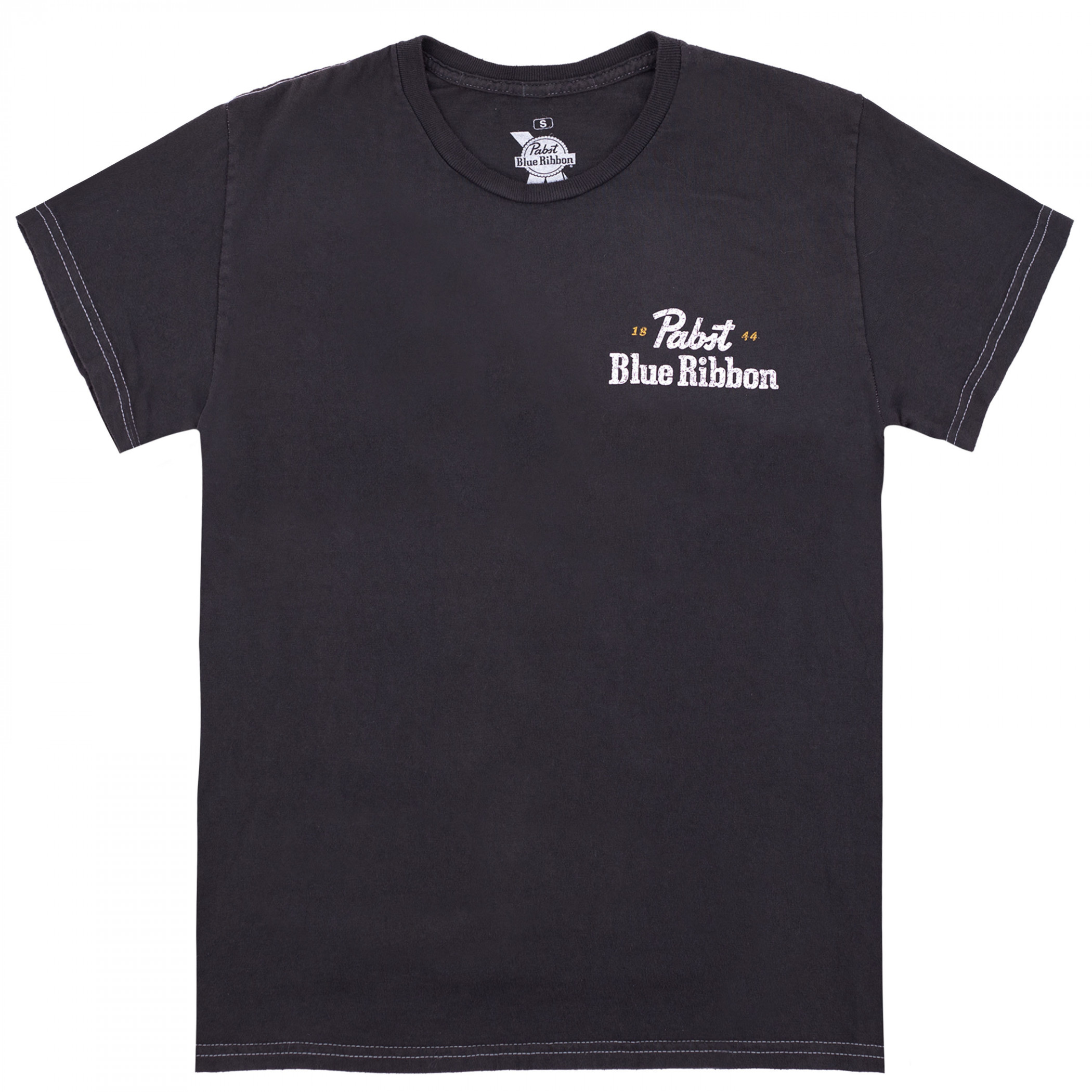 Pabst Blue Ribbon Quality Beer Since 1844 Front and Back Print T-Shirt