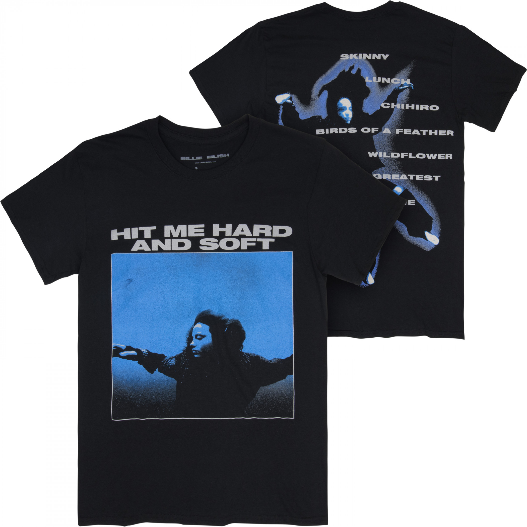 Billie Eilish Hit Me Hard and Soft Front and Back Print T-Shirt