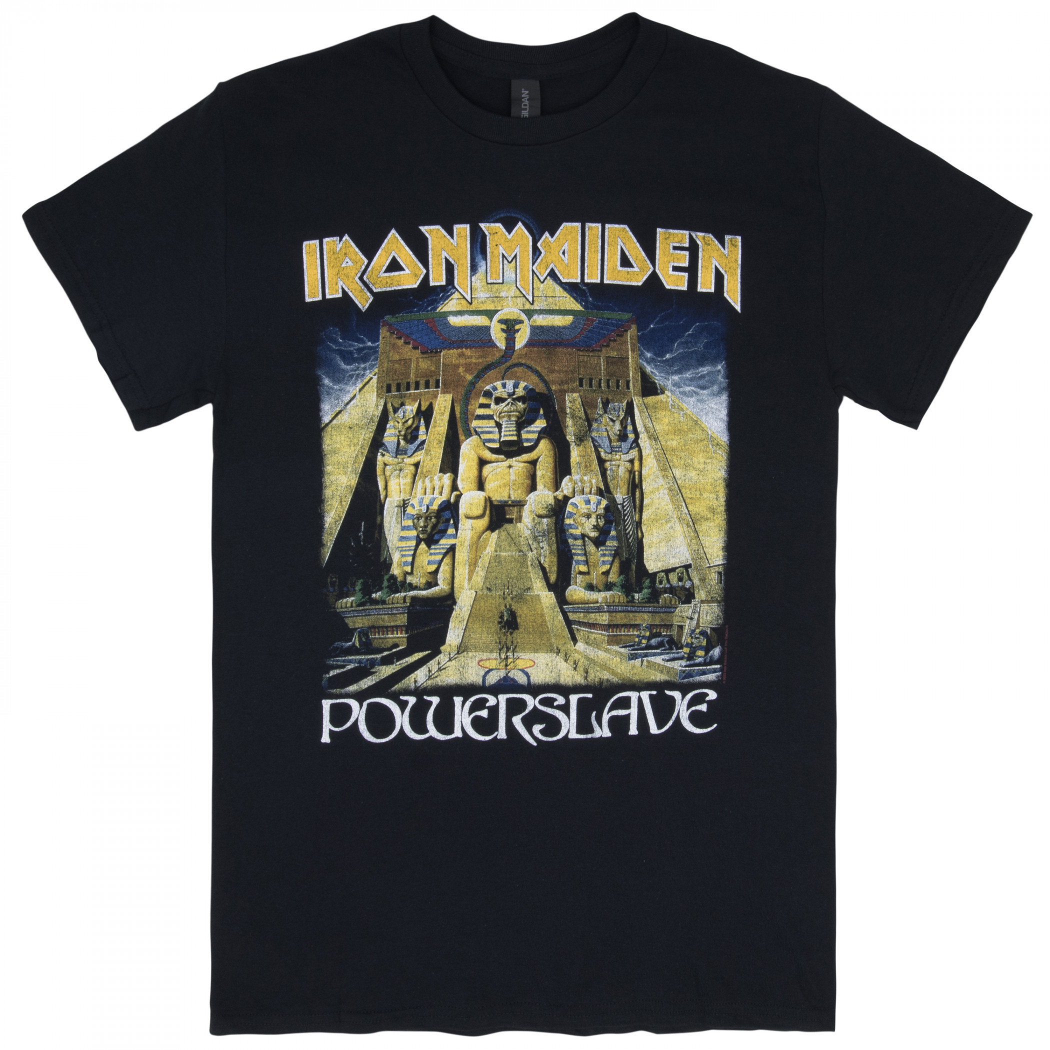 Iron Maiden Powerslave World Slavery Tour Front and Back Print T-Shirt