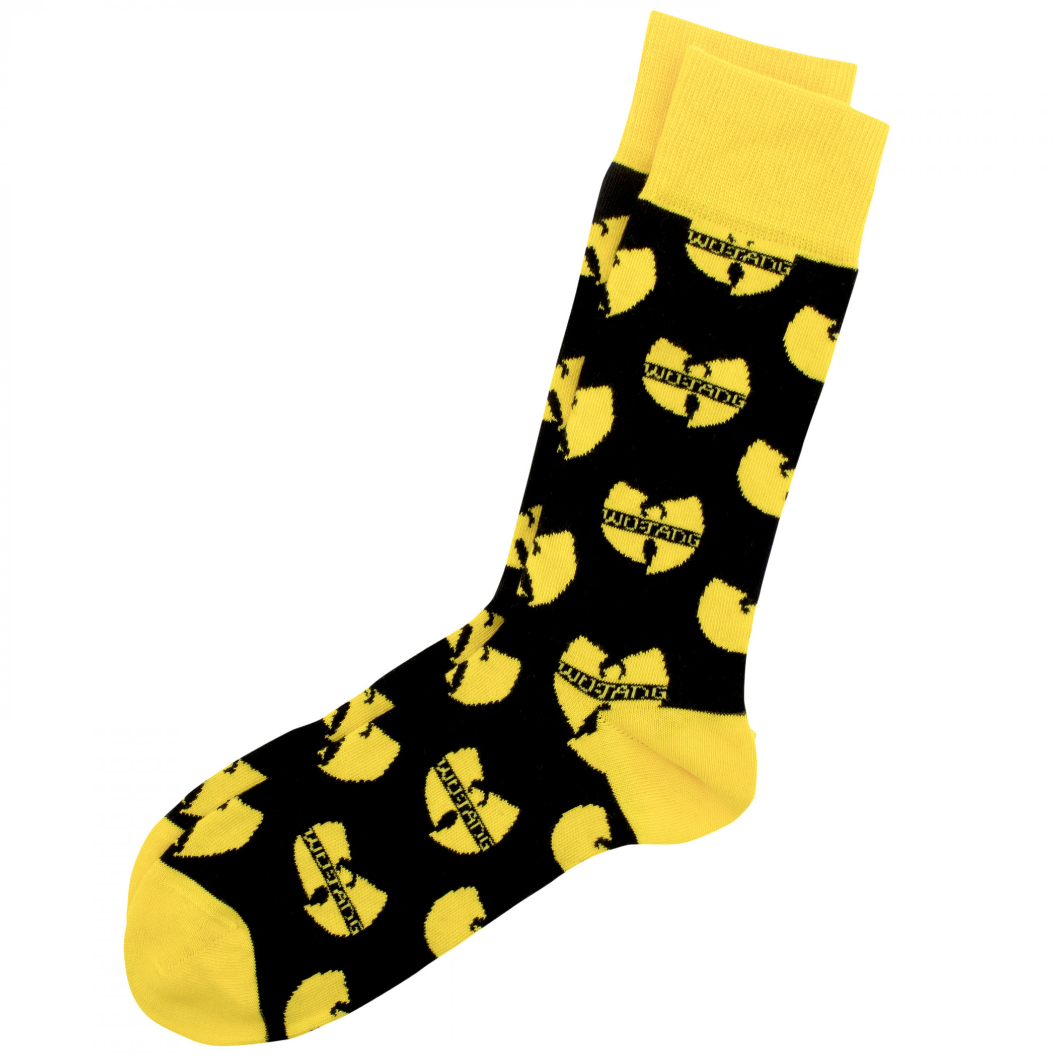 Wu-Tang Logo Pattern Crew Socks