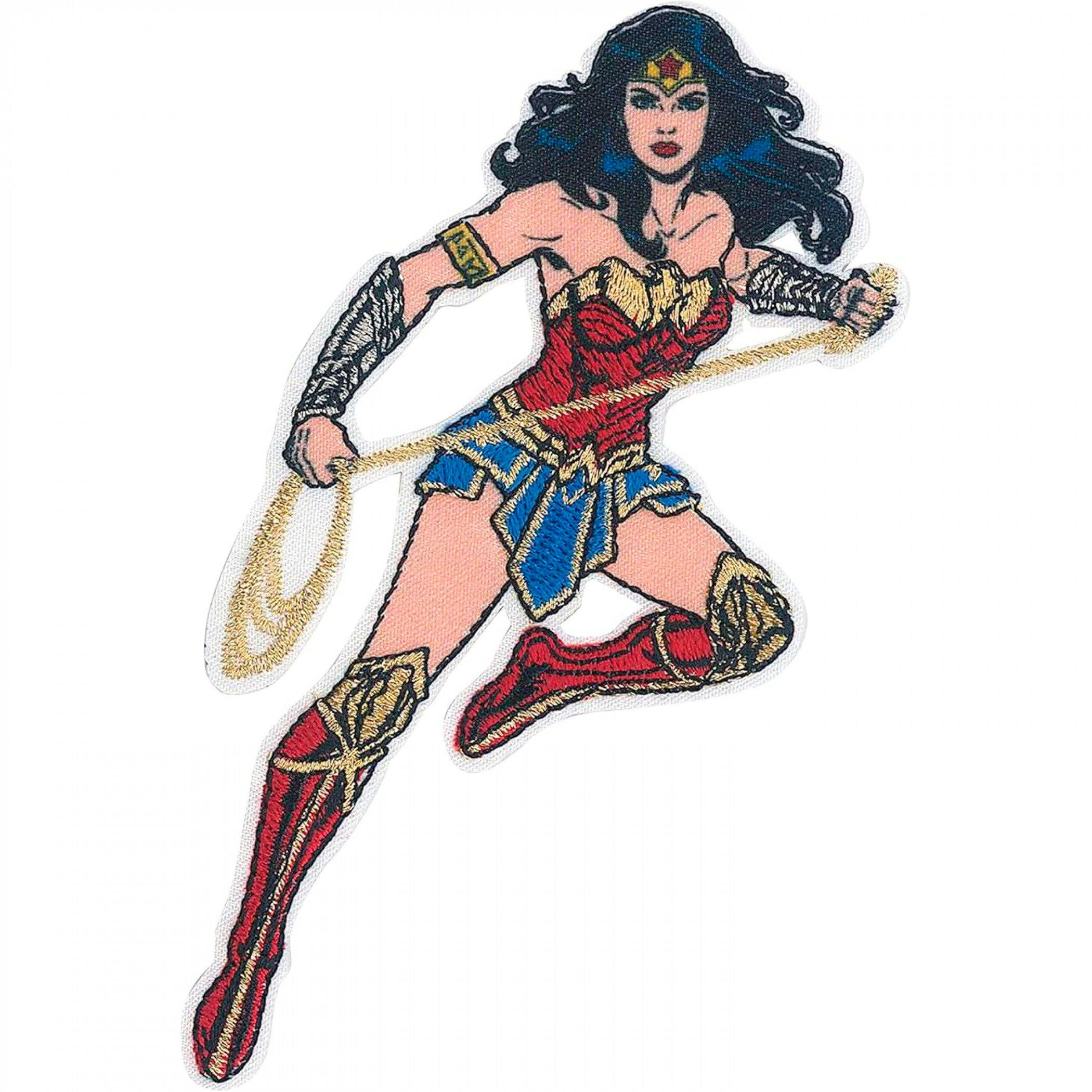 Wonder Woman Lasso Iron On Patch, Multi-Color