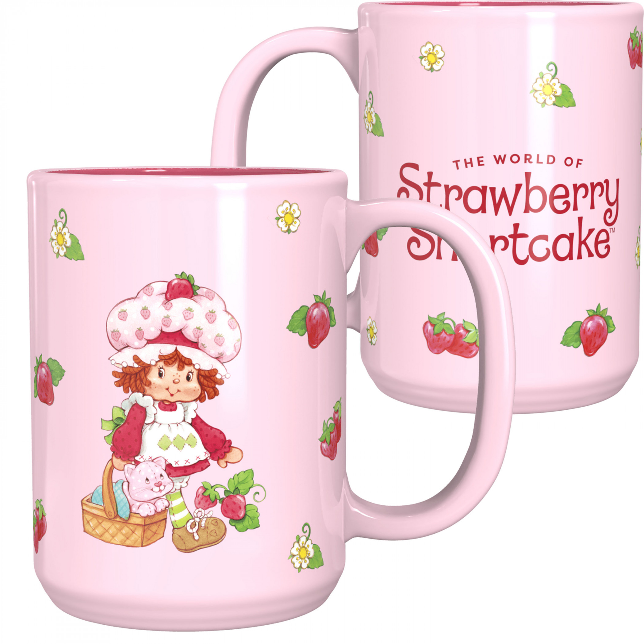 Strawberry Shortcake's World 15oz Ceramic Mug, Pink