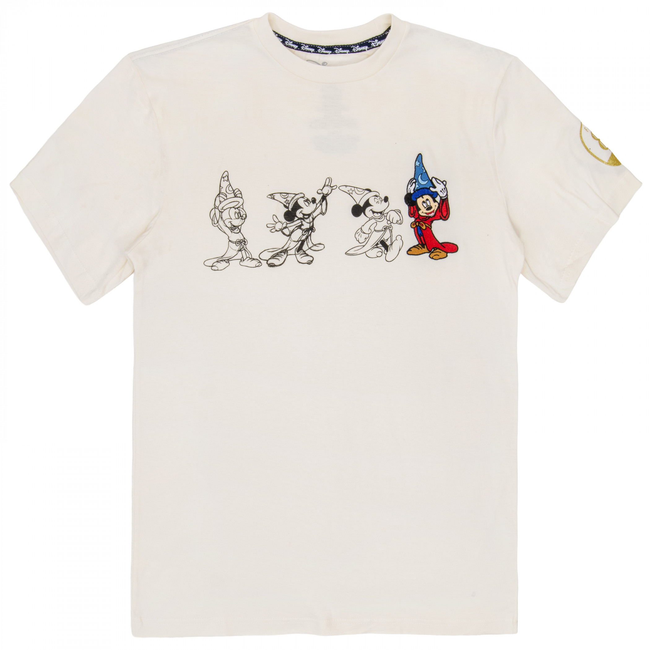 Mickey Mouse Fantasia Sorcerer Frames T-Shirt, White