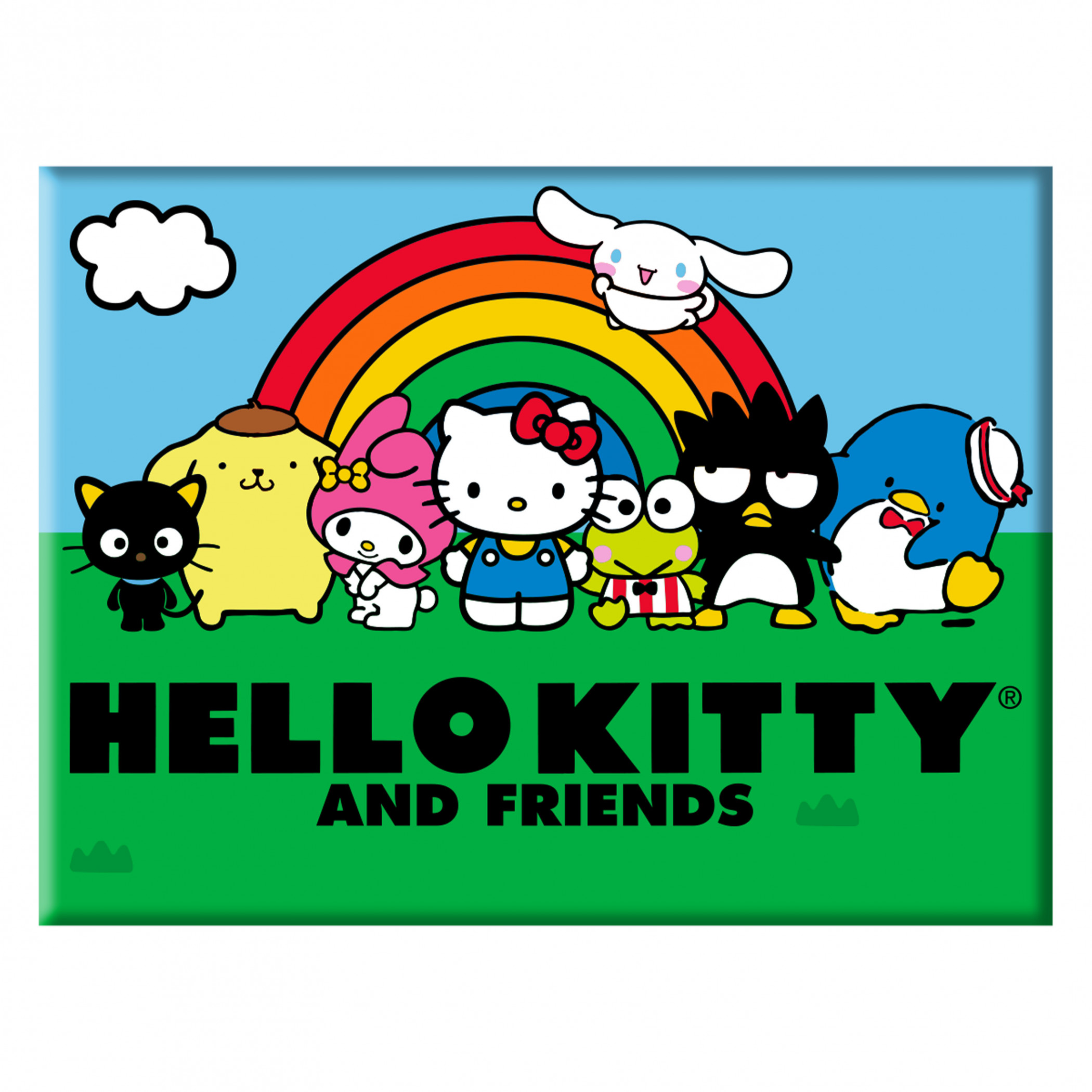 Hello Kitty and Friends By the Rainbow Magnet, Multi-Color