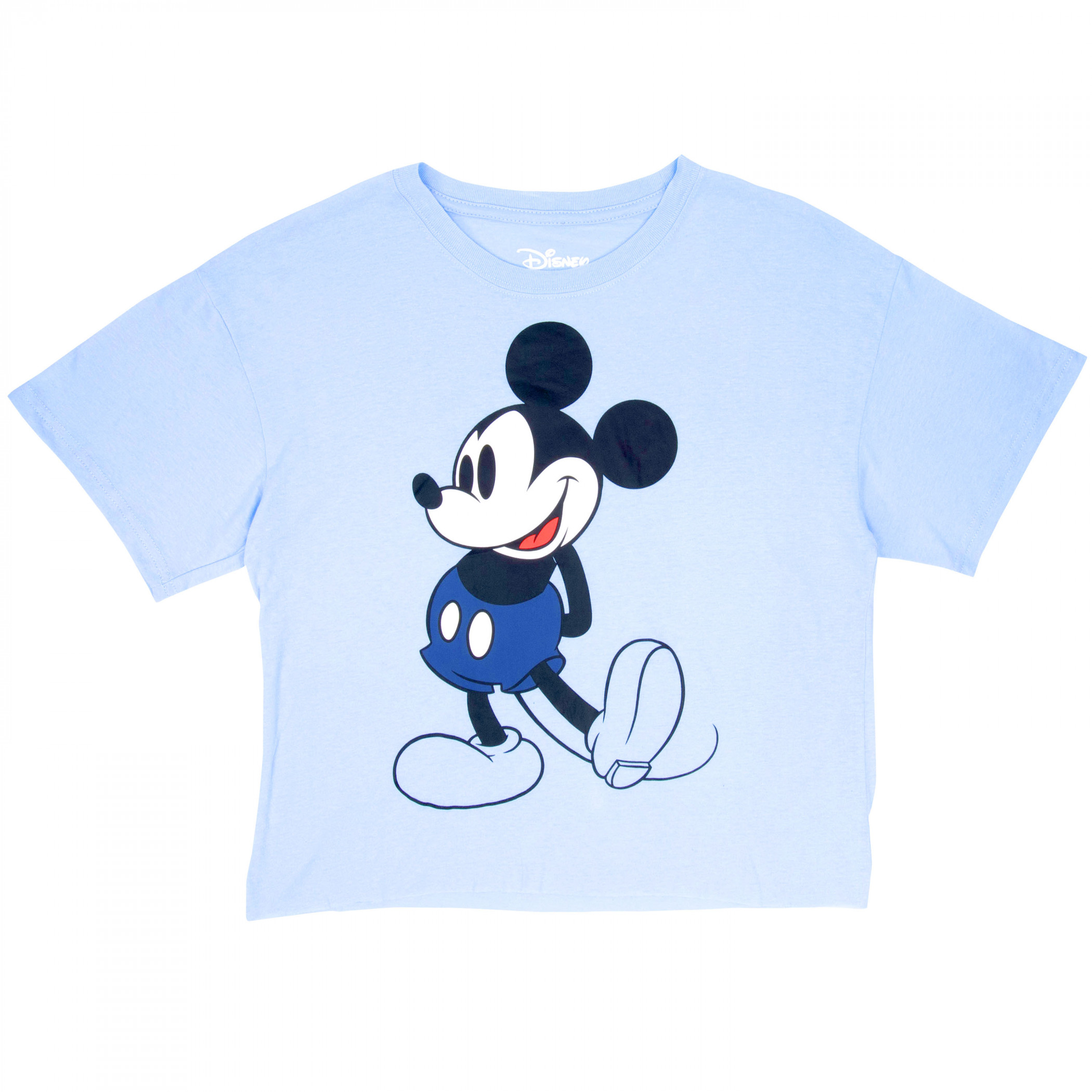 Mickey Mouse Kicker Junior T-Shirt, Blue