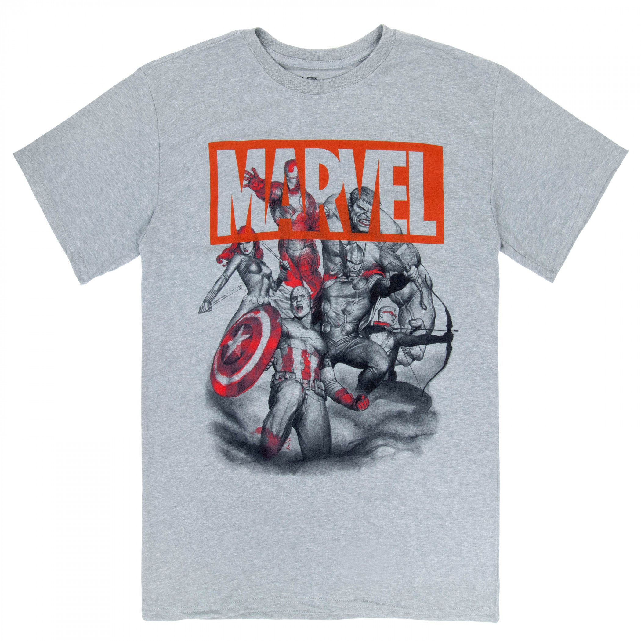 Marvel Avengers Assembled T-Shirt, Grey