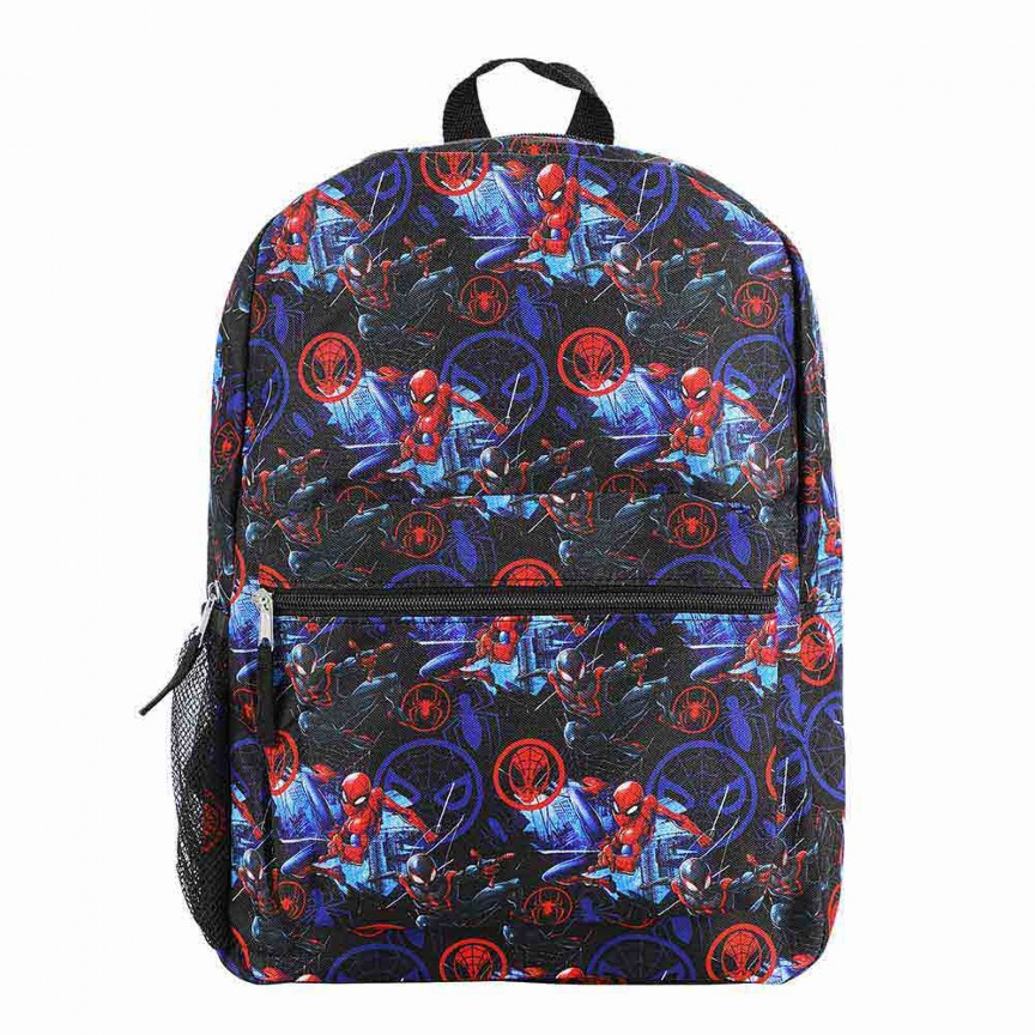 Spider-Man Peter Parker Printed Backpack, Multi-Color