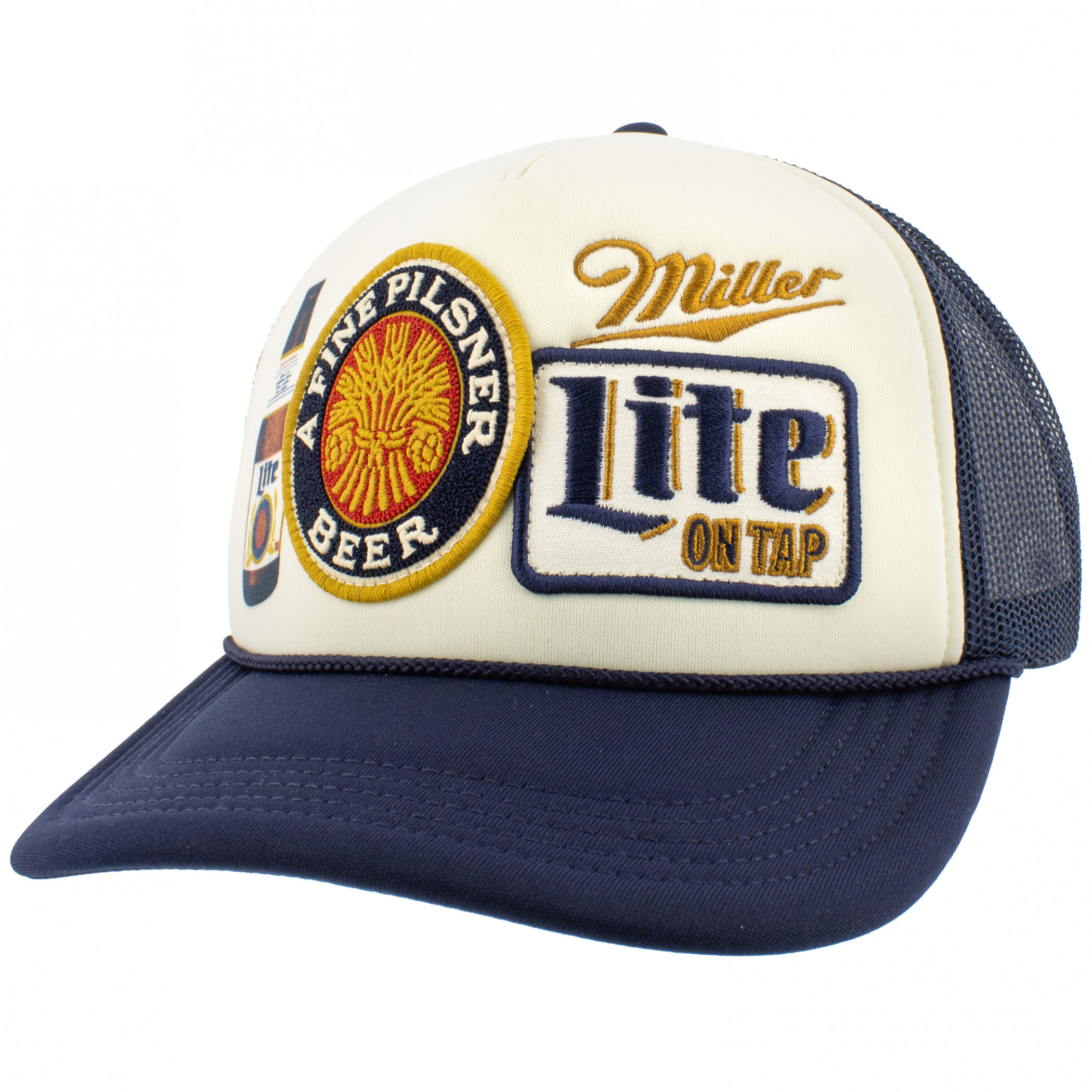 Miller Lite Iconic Lite on Tap Adjustable Mesh Hat