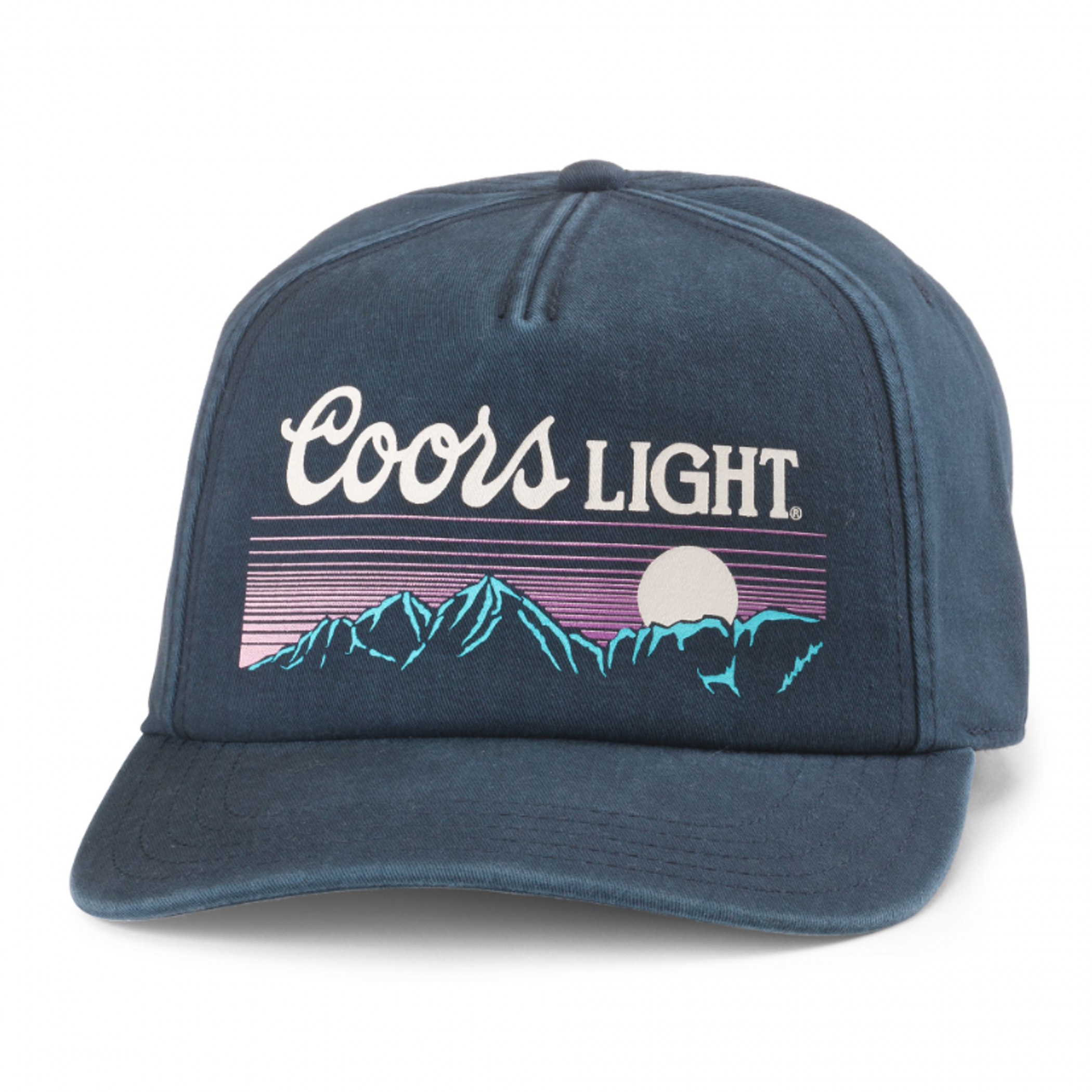 Coors Light Mountain Sunset Denim Walker Adjustable Hat