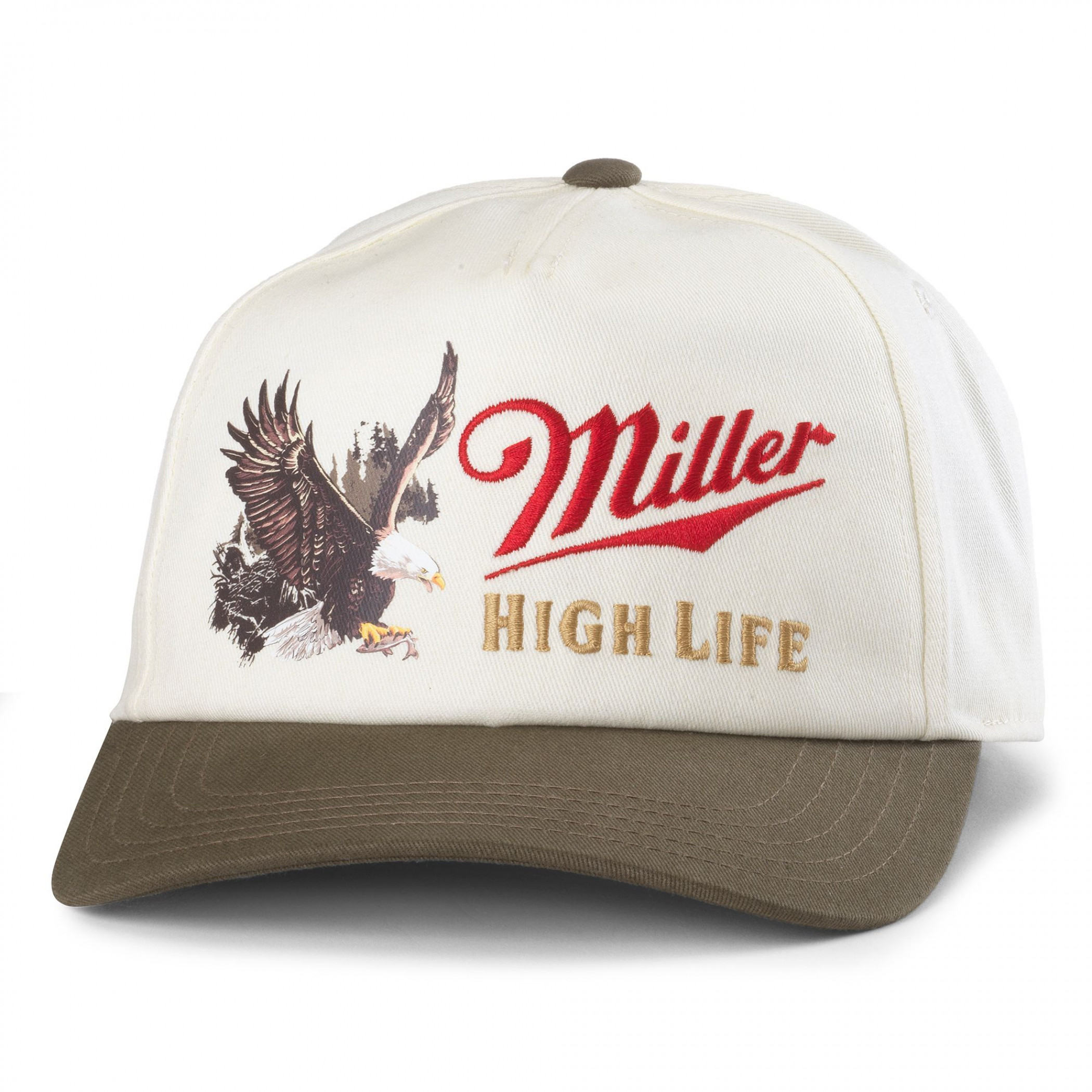 Miller Welcome to the High Life Eagle Twill Roscoe Adjustable Hat