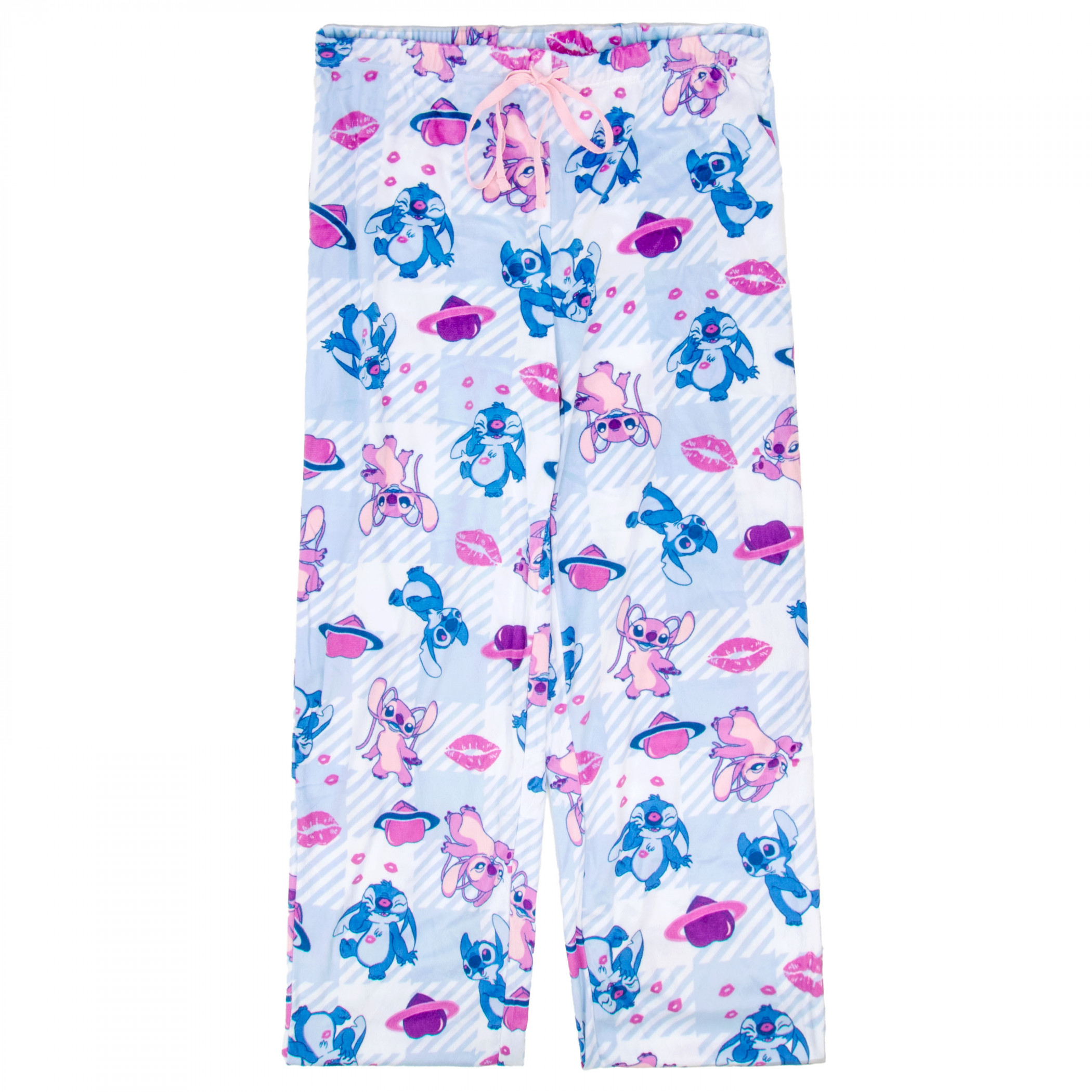 Lilo and Stitch and Angel All Over Print Sleep Pants, Blue