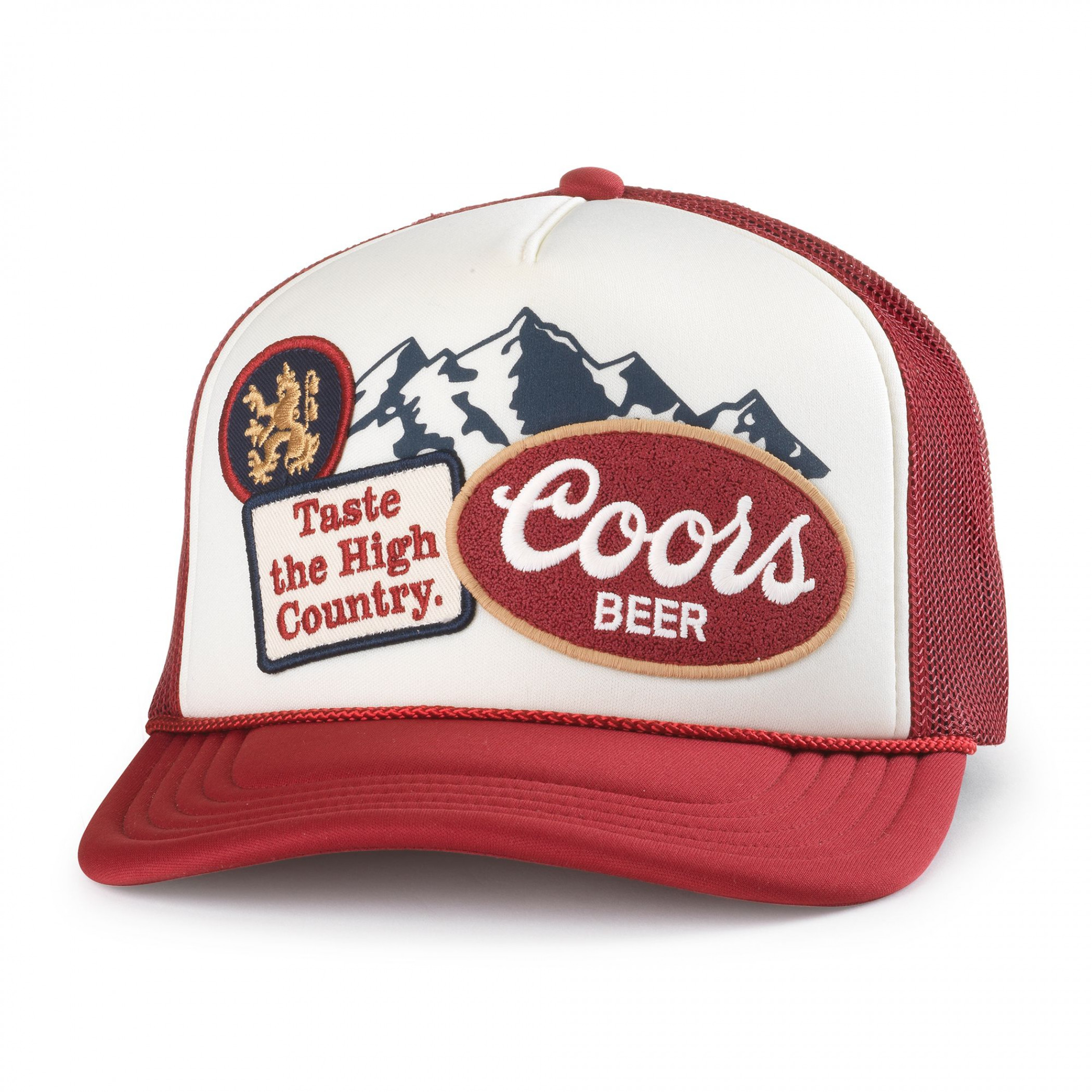 Coors Beer Taste the High Country Iconic Roscoe Foamy Adjustable Hat