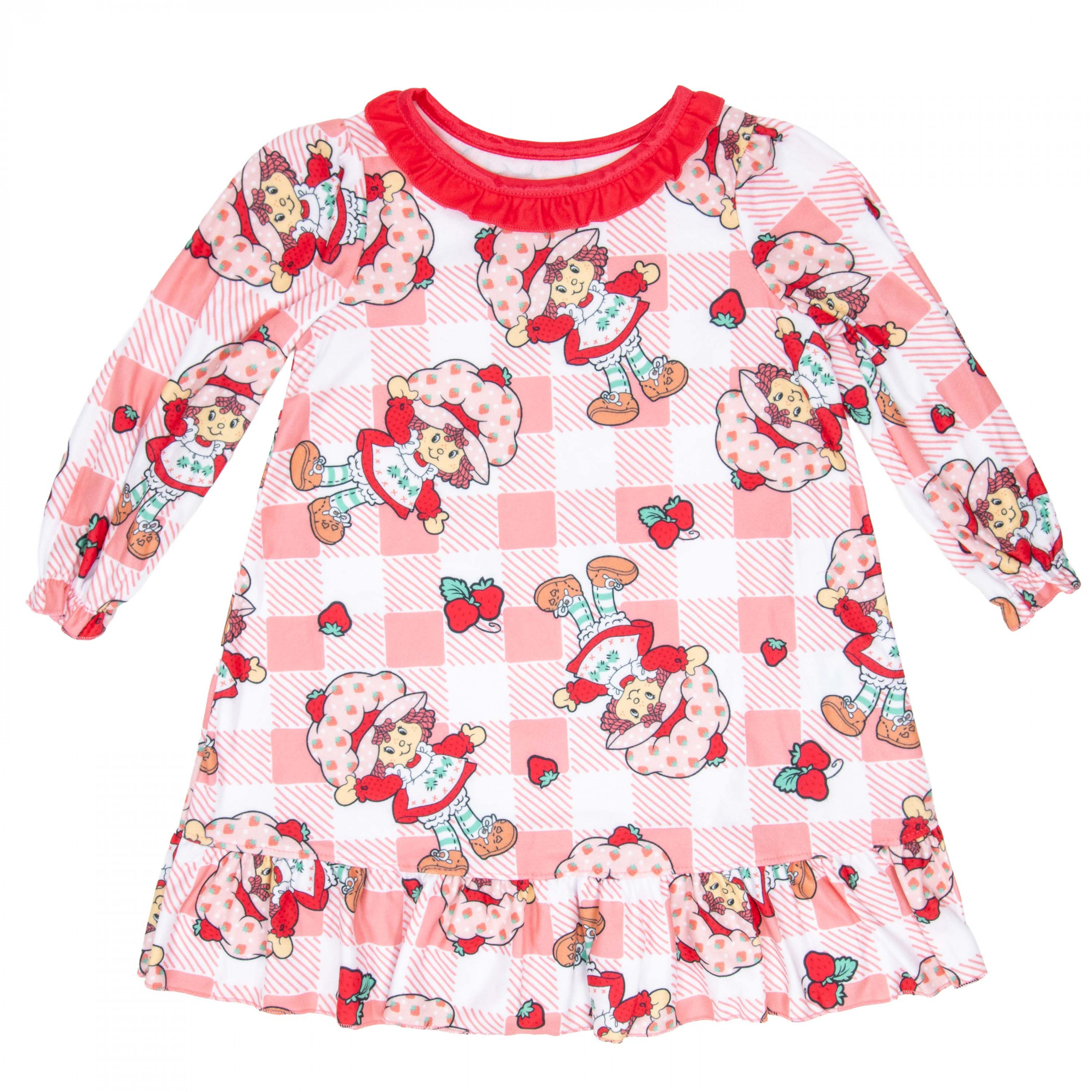 Strawberry Shortcake Toddler Night Gown Pajamas, Pink