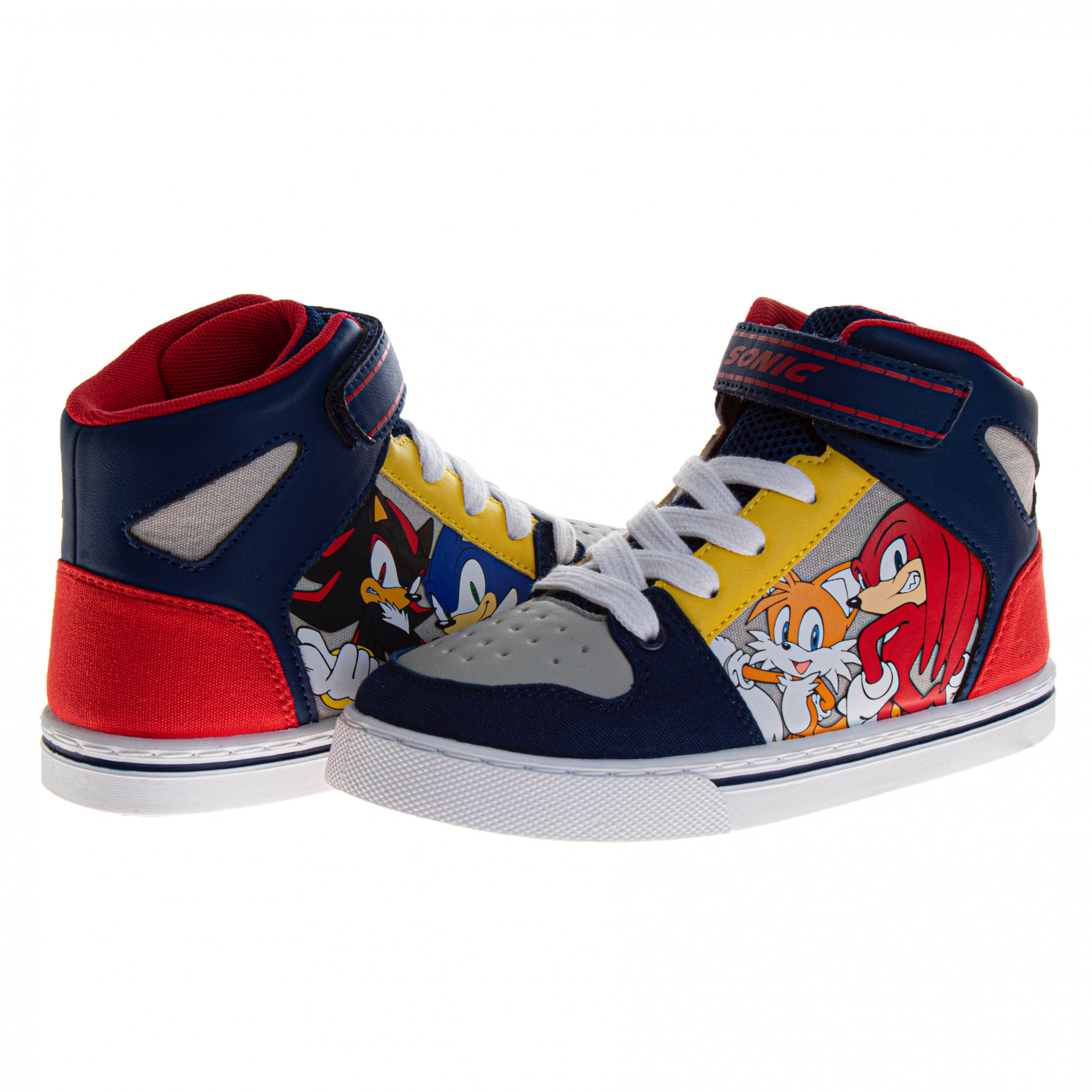 Sonic the Hedgehog Kid’s High Top Sneakers Multi-Color