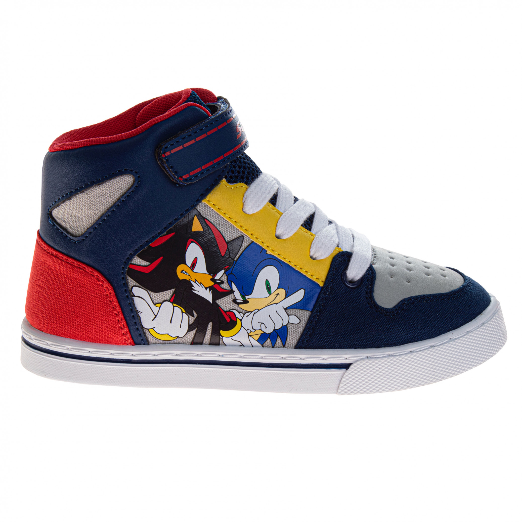 Sonic the Hedgehog Kid's High Top Sneakers Multi-Color | eBay