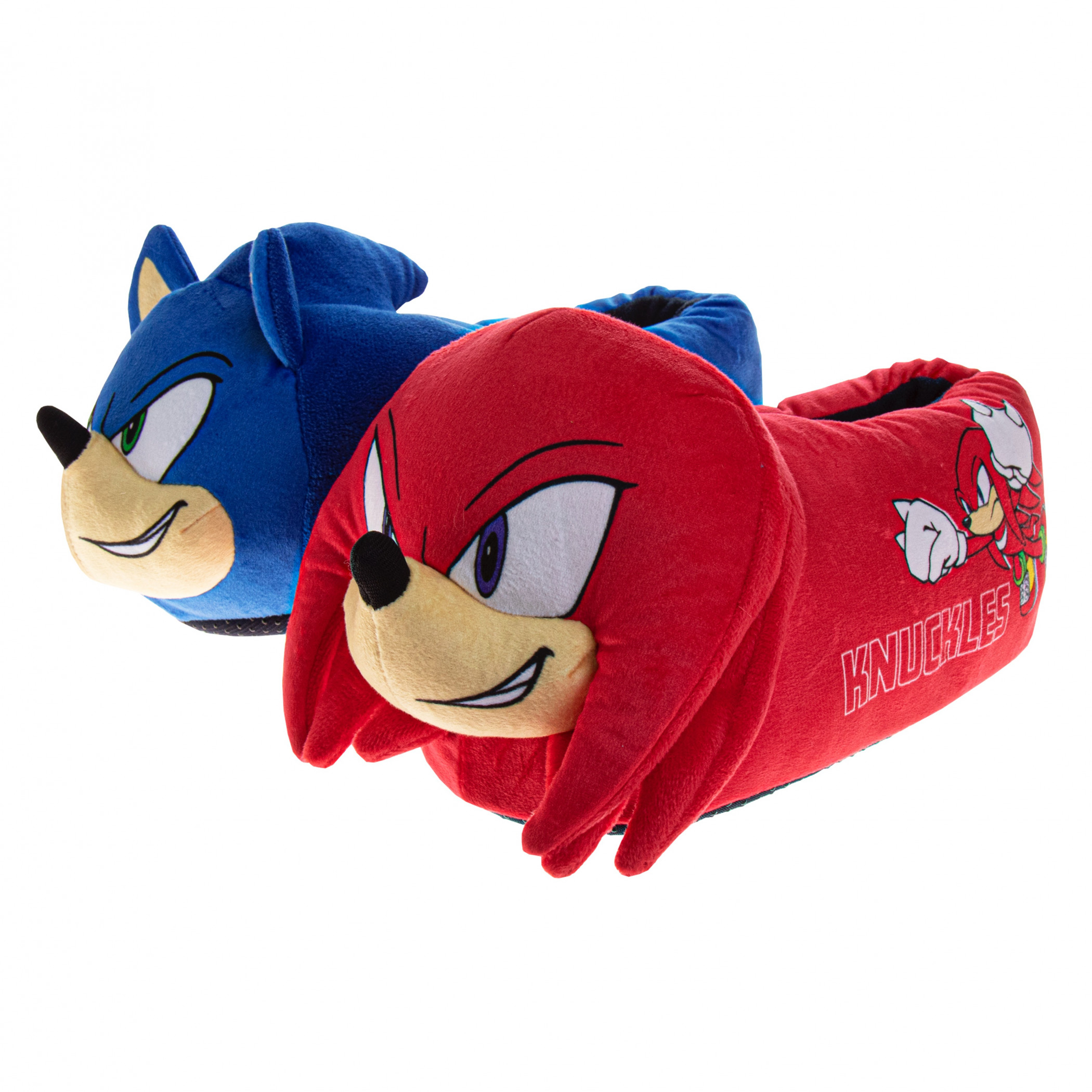 Sonic the Hedgehog Plush Cozy Kid's Slippers, Multi-Color