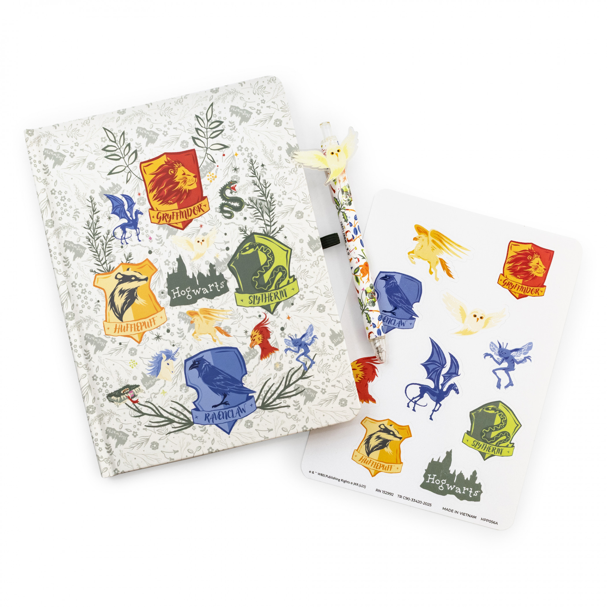 Harry Potter Hogwarts Houses Stationary Bundle, Multi-Color