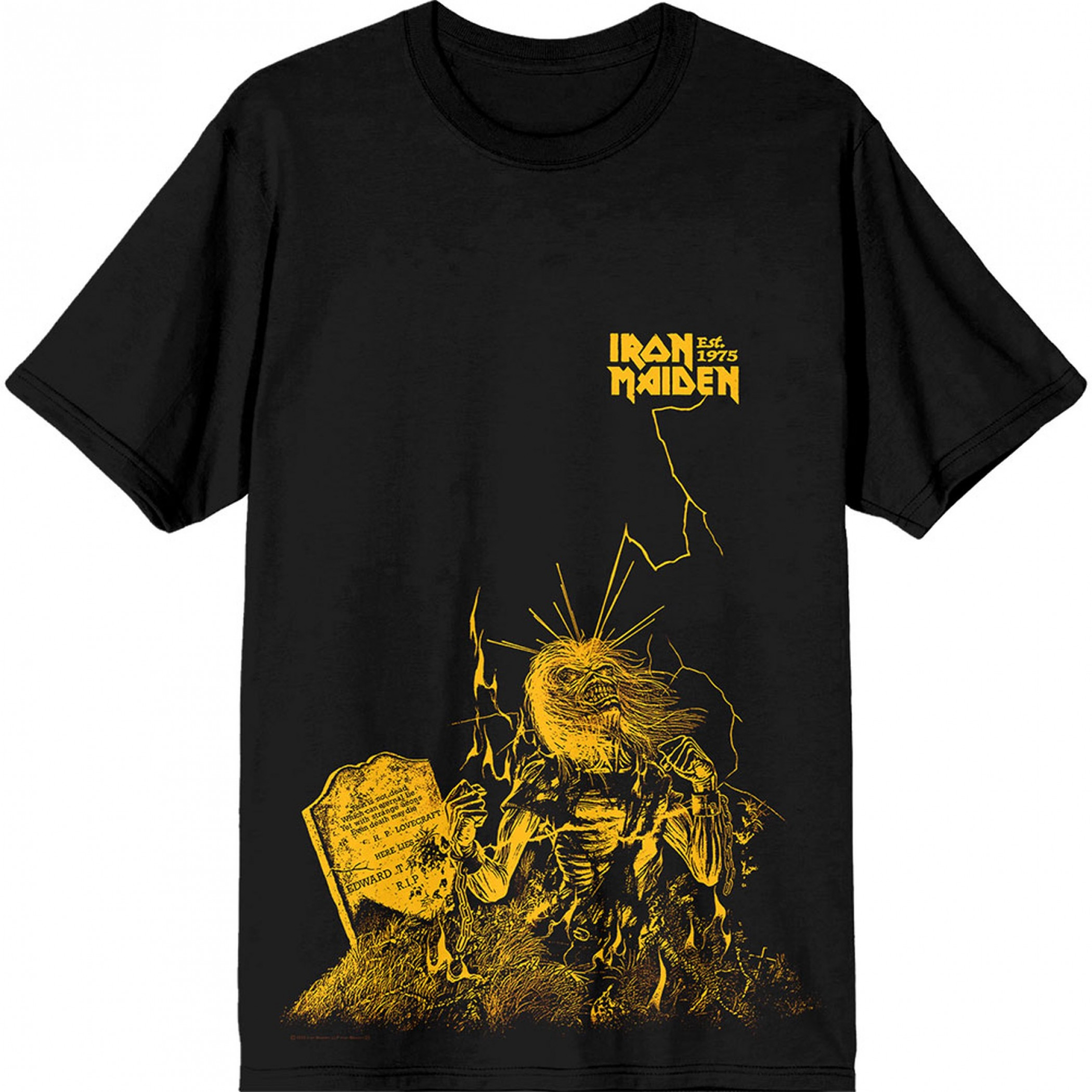 Iron Maiden Est. 1975 Life After Death Lightning T-Shirt