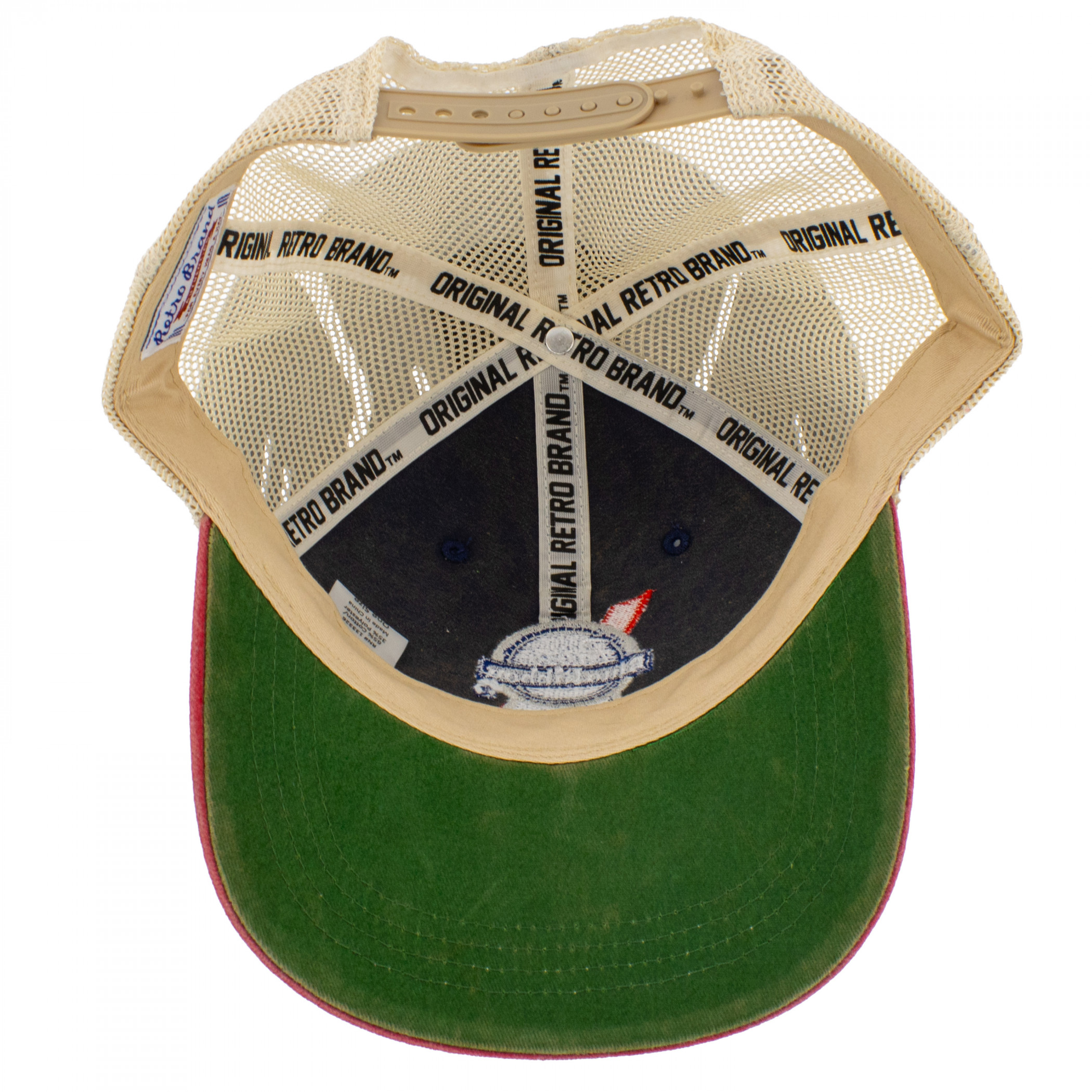 Pabst Blue Ribbon Logo 3 Tone Adjustable Trucker Hat