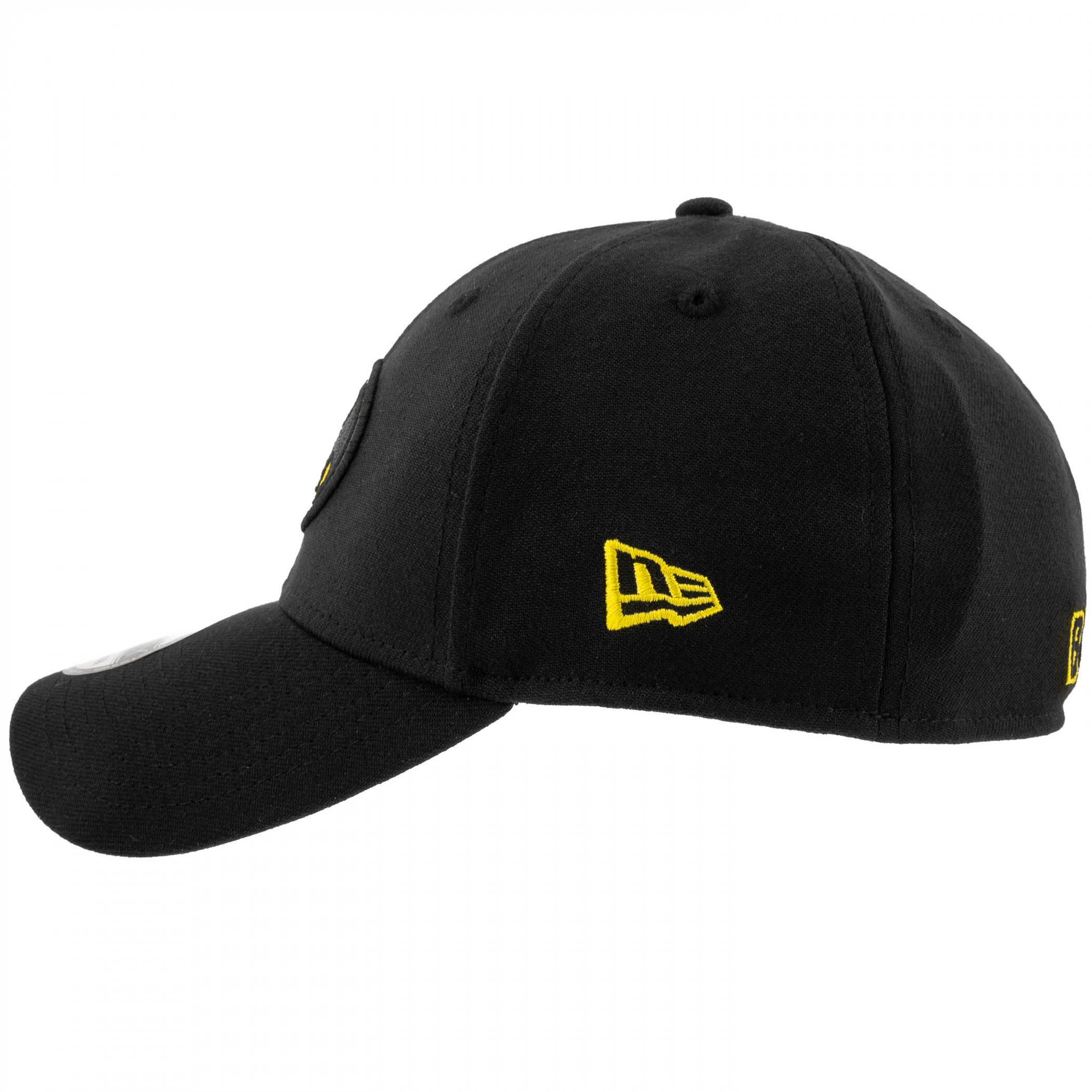 Batman 1989 Keaton Logo New Era 39Thirty Fitted Hat Black