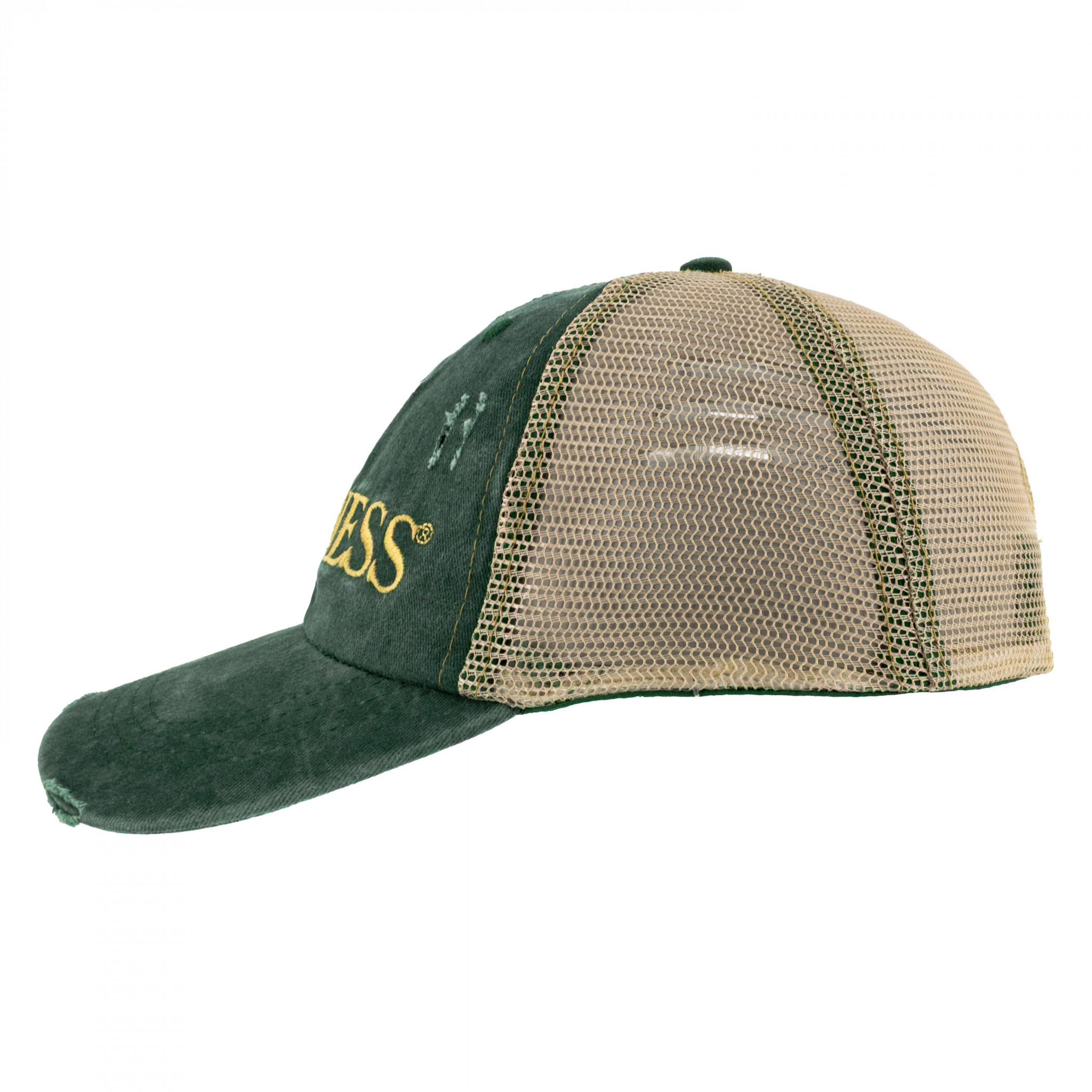 Guinness Distressed Men's Green Trucker Hat