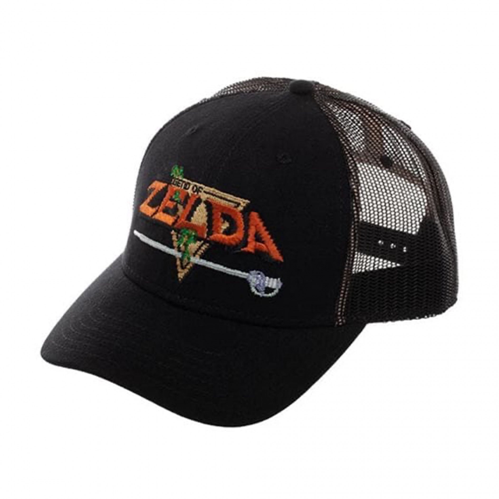 The Legend of Zelda Trucker Snapback Hat, Black