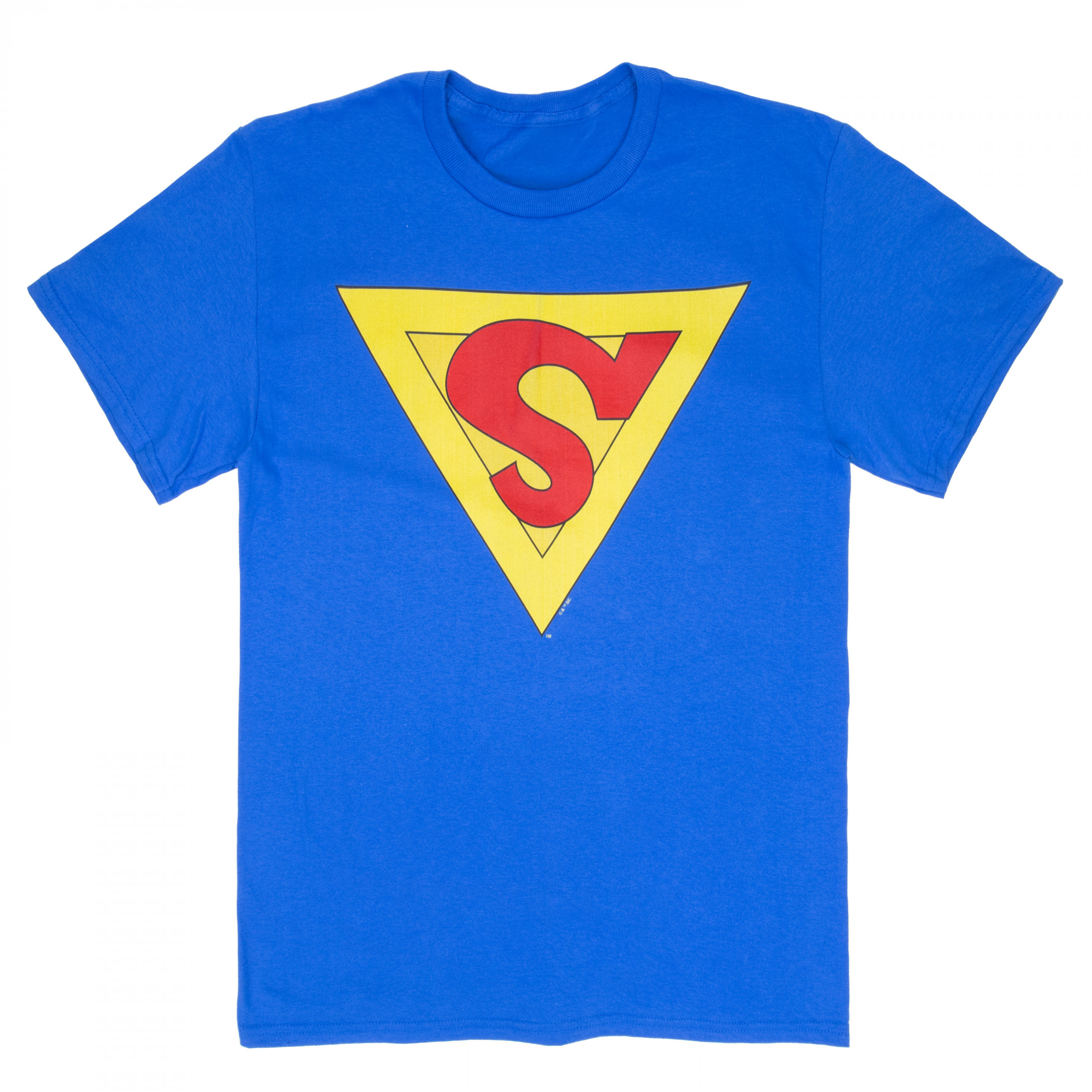 Superman #1 Cover Logo T-Shirt, Blue