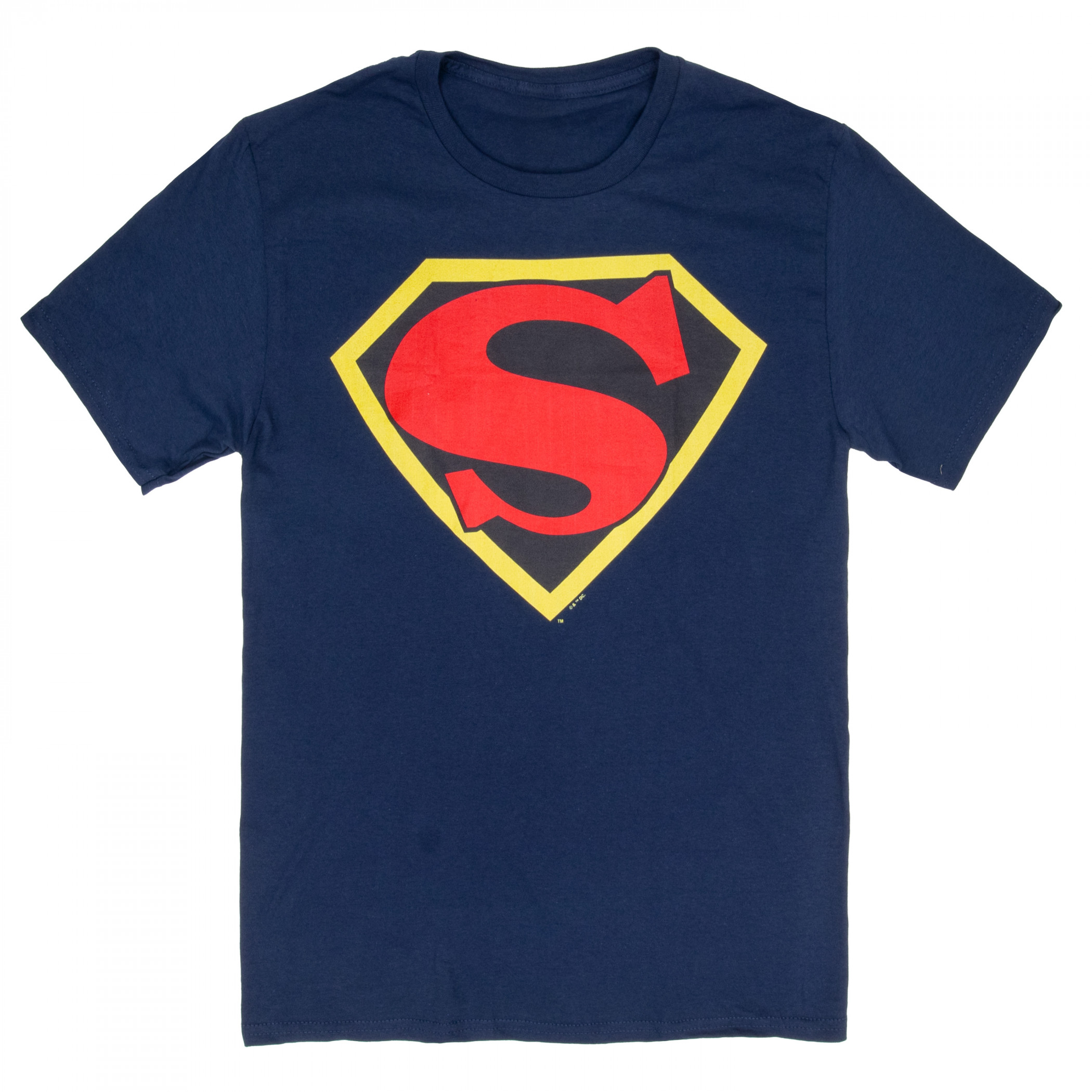 Superman Max Fleischer Logo T-Shirt, Blue