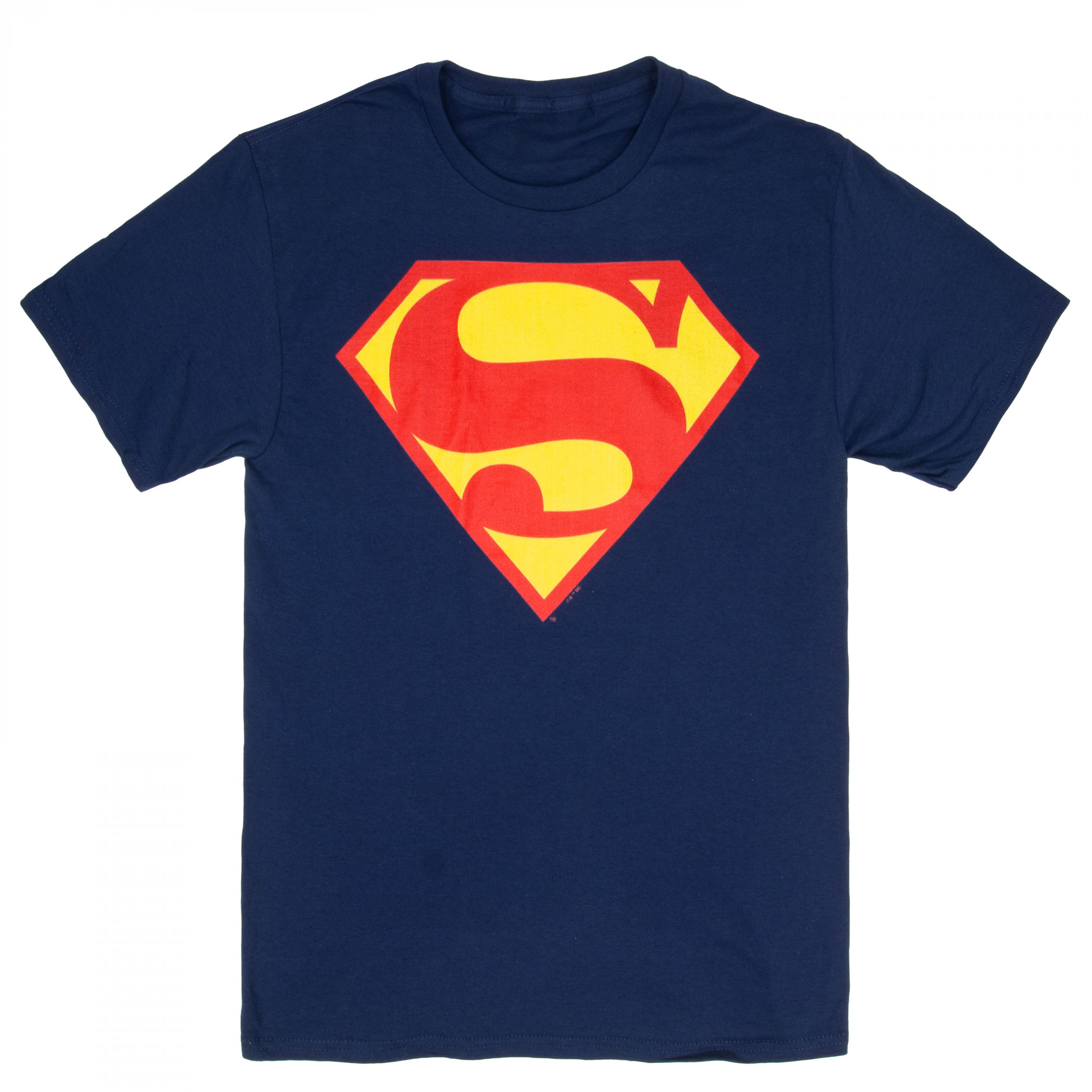 Superman Lois & Clark Dean Cain Logo T-Shirt, Blue