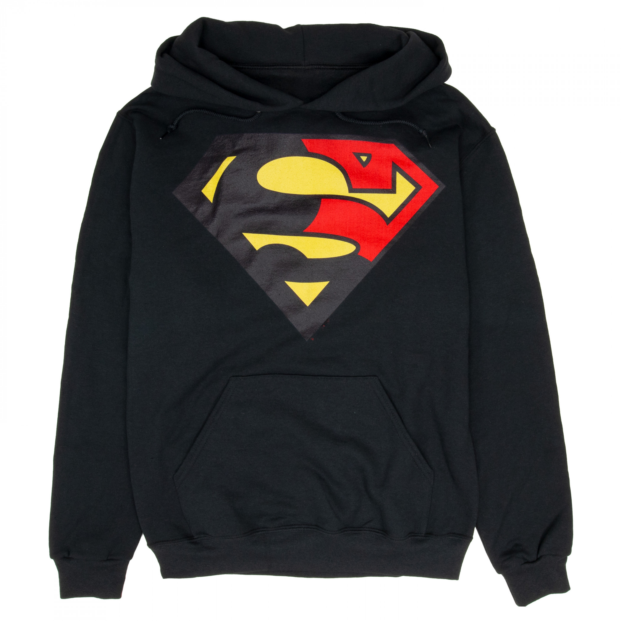 The Death and Return of Superman Logo Hoodie, Black