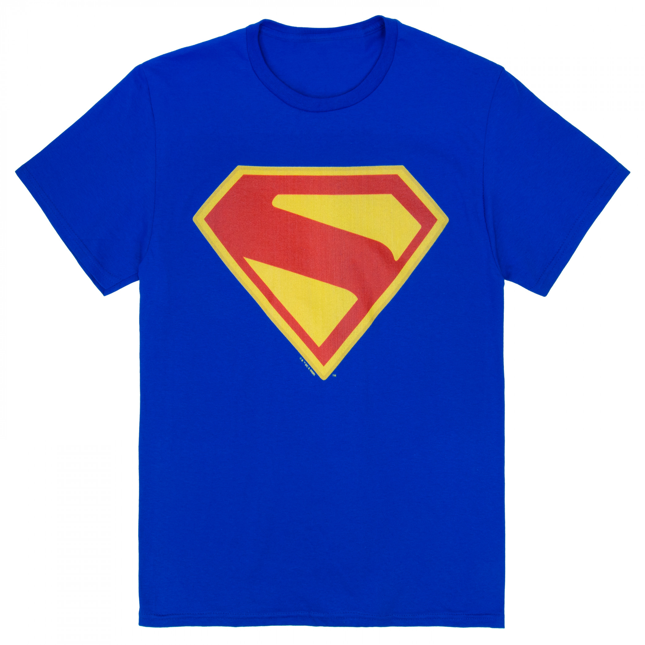 Superman James Gunn Logo Blue T-Shirt, Blue