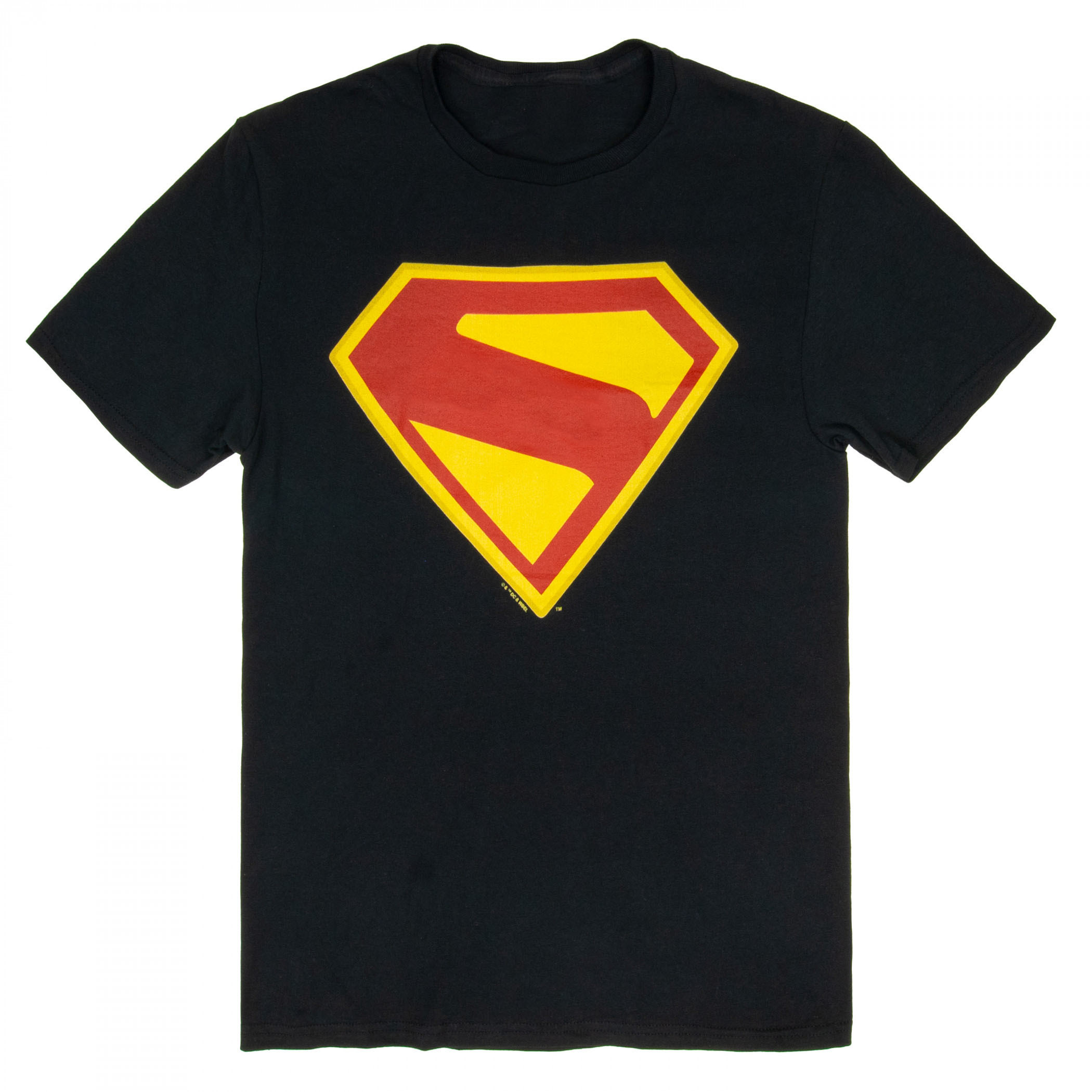 Superman James Gunn Logo Black T-Shirt, Black