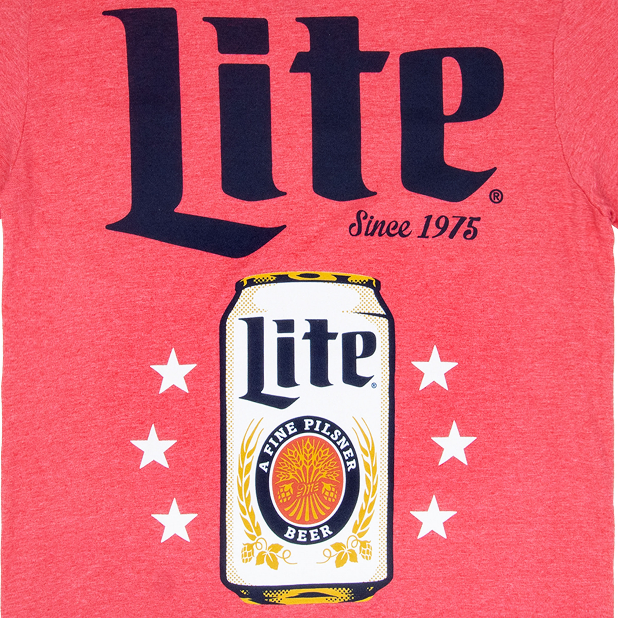 Miller Lite Cans and Stars T-Shirt