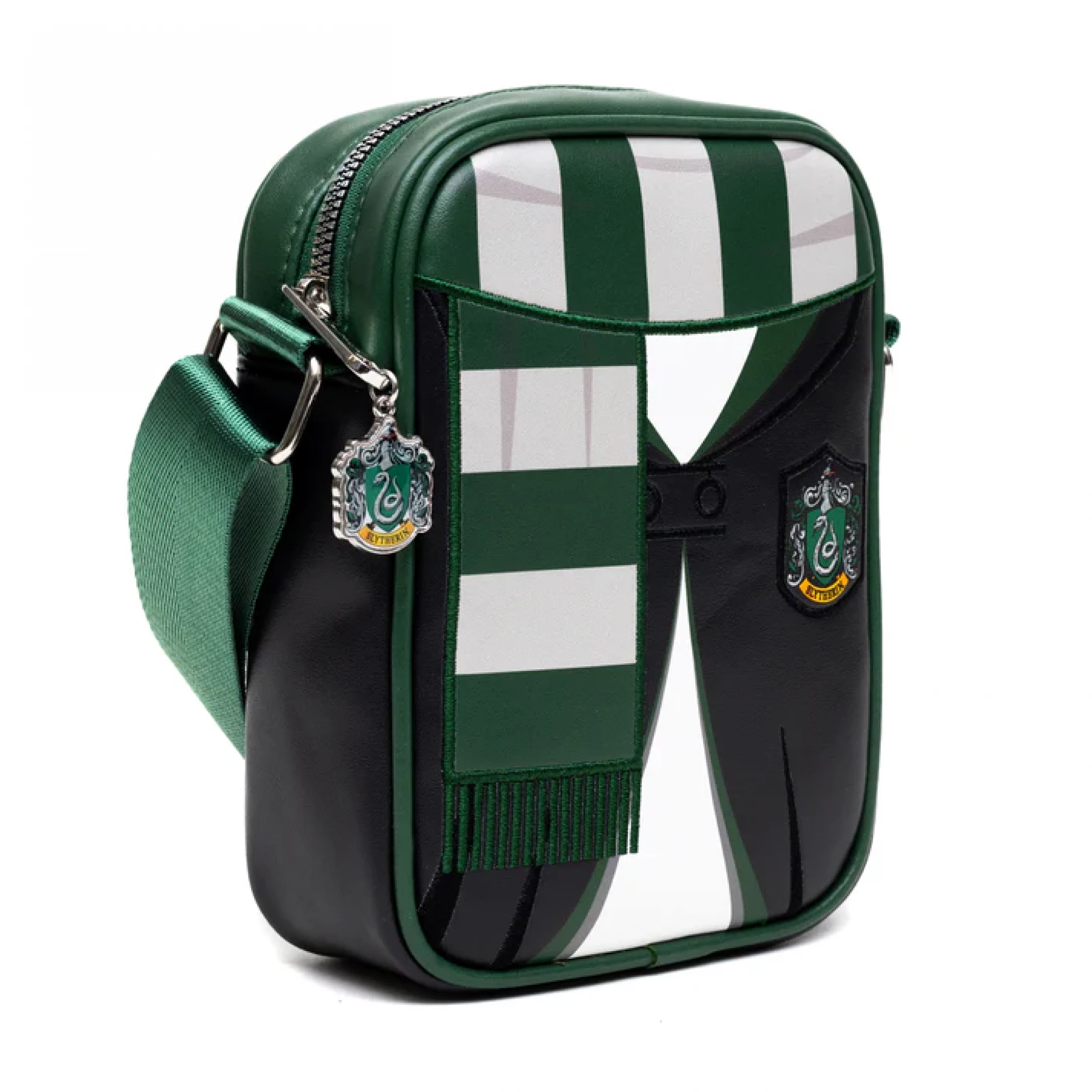 Harry Potter Hogwarts School Slytherin Uniform Crossbody Bag, Multi-Color