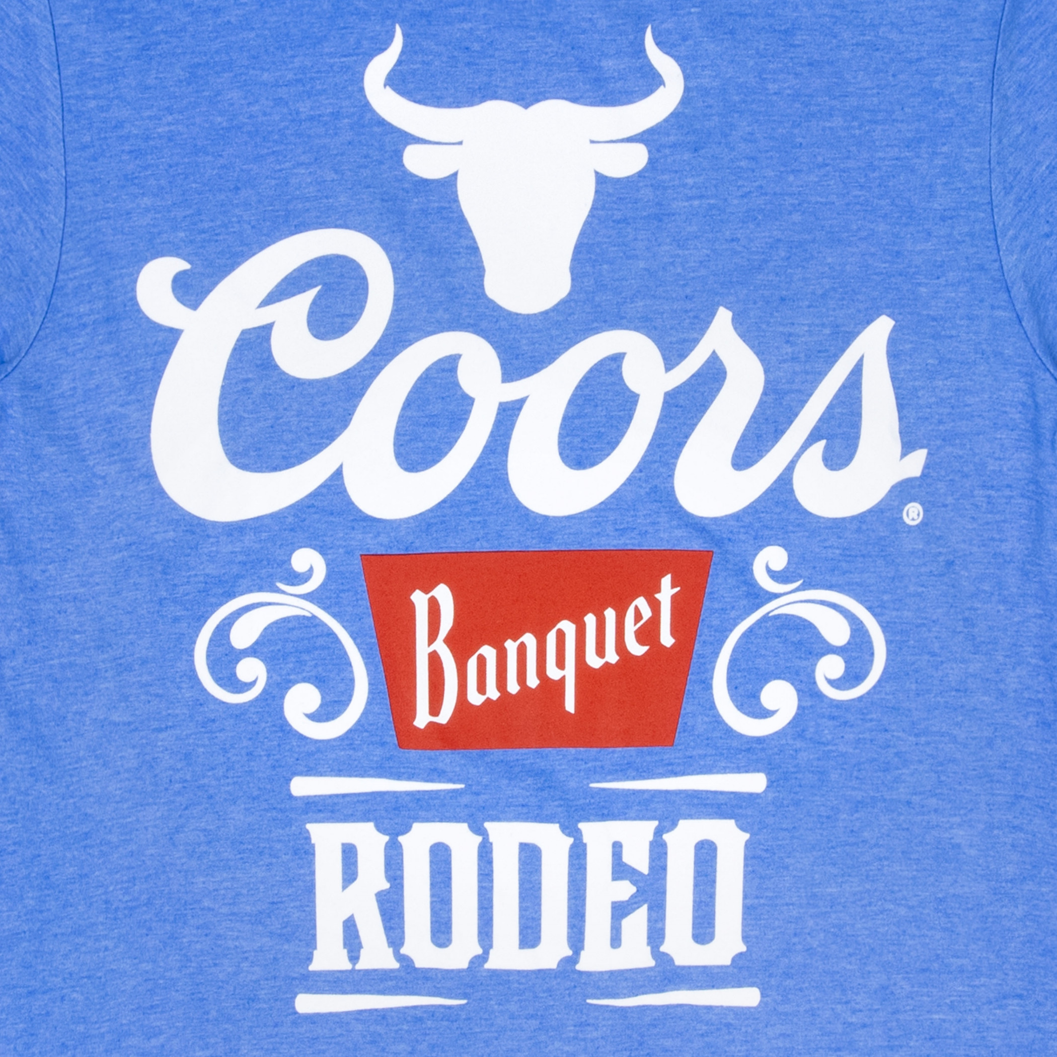 Coors Banquet Rodeo Logo Blue Colorway T-Shirt