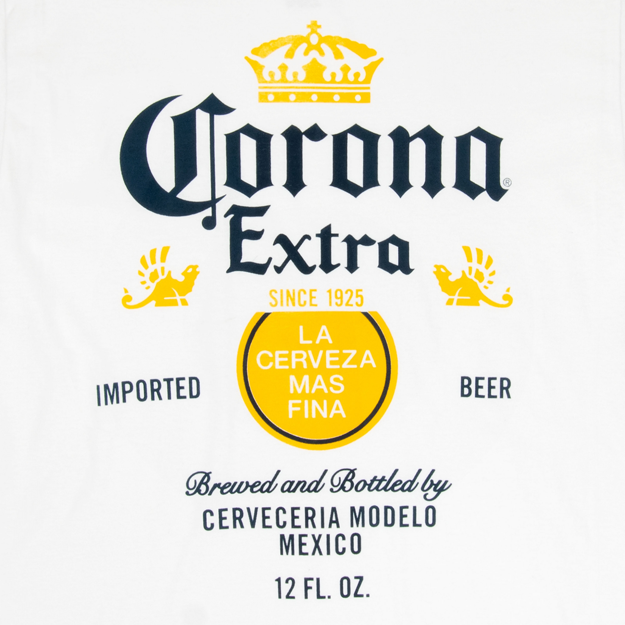 Corona Extra Classic Logo White Colorway T-Shirt